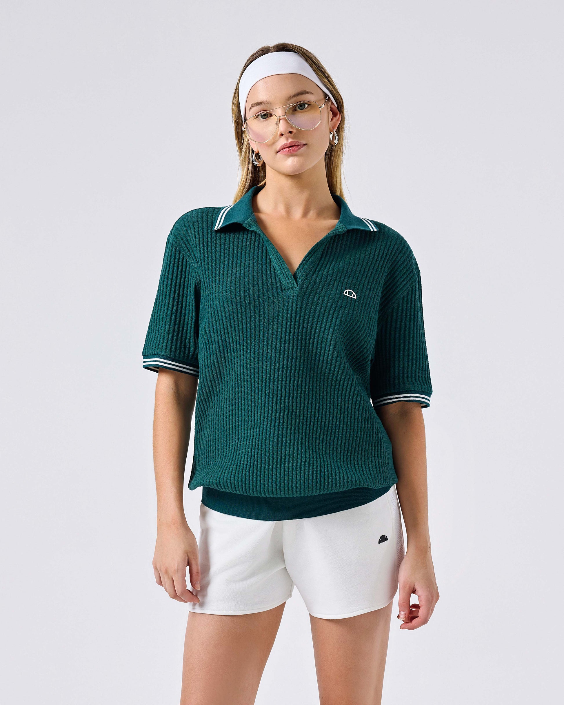 Ellesse Polo Yaka Kadın Tişört 6SF5005-GRN