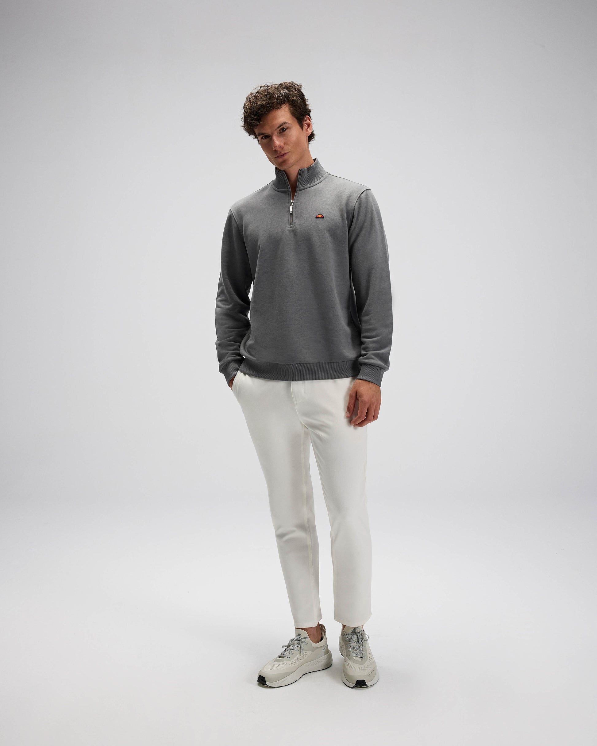 Ellesse Erkek Yarım Fermuarlı Sweat EM580-ANT