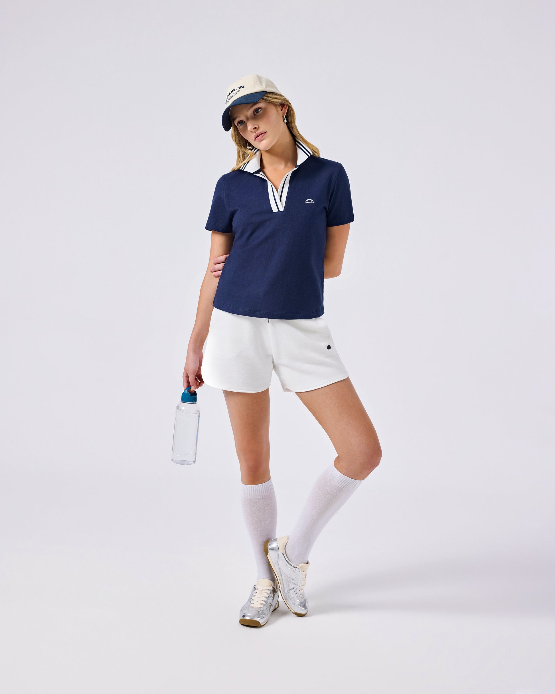Ellesse Polo Yaka Kadın Tişört 6SF5004-NV