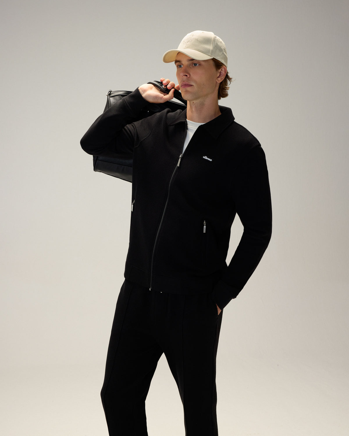 Ellesse Fermuarlı Erkek Sweat 6WM1009-BK