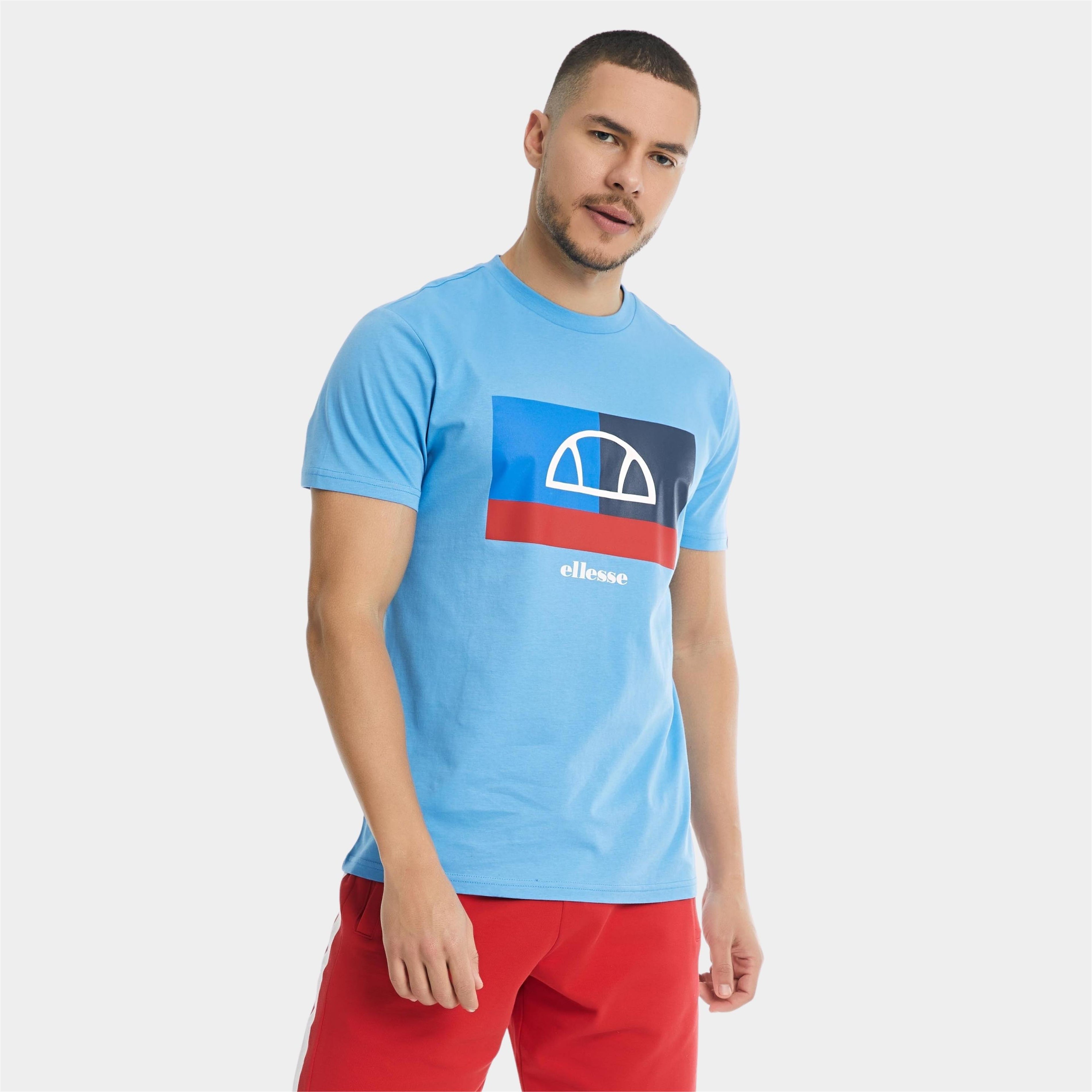 Ellesse Erkek Mavi Tişört EM003-BL