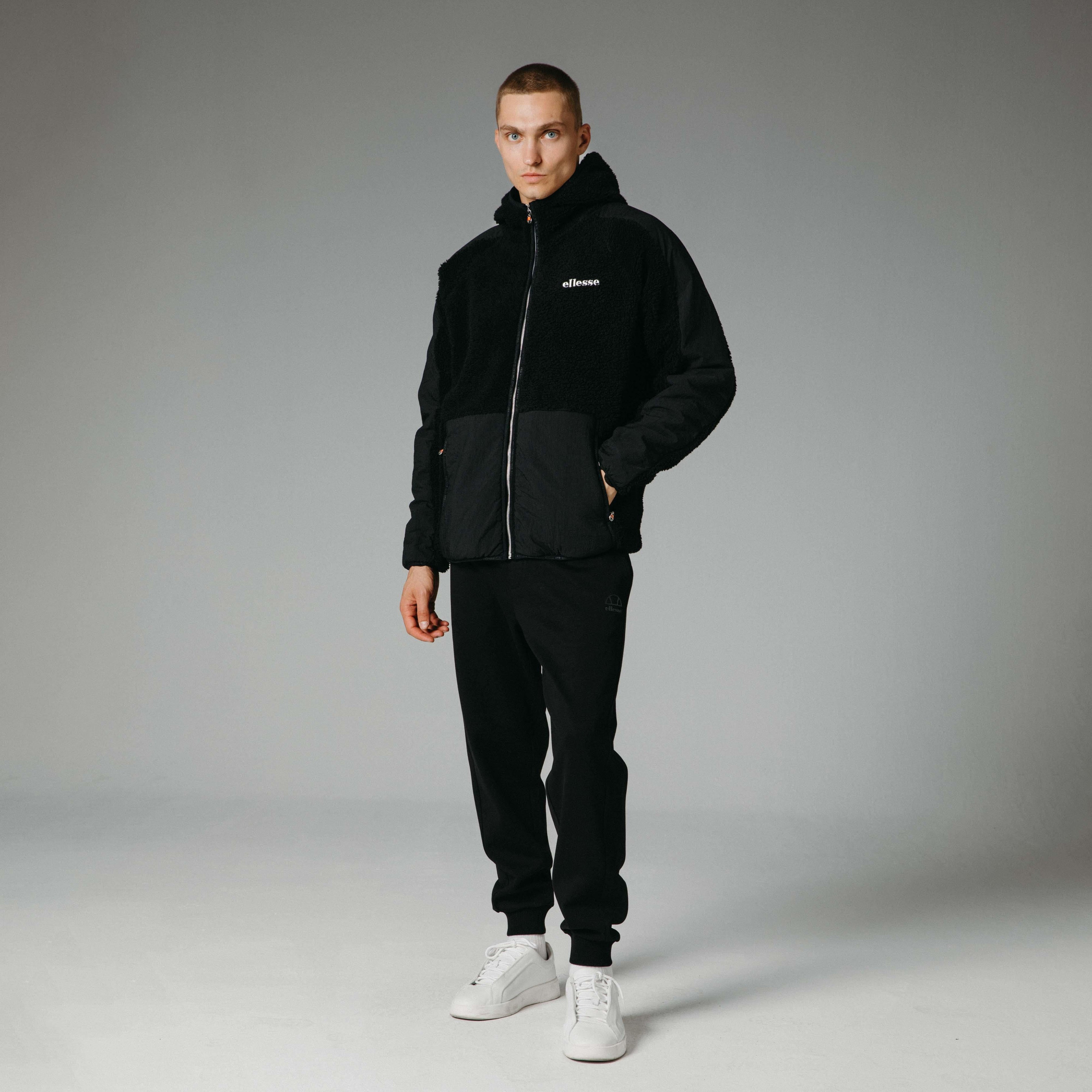 Ellesse Fermuarlı Kapüşonlu Erkek Ceket EM250-BK