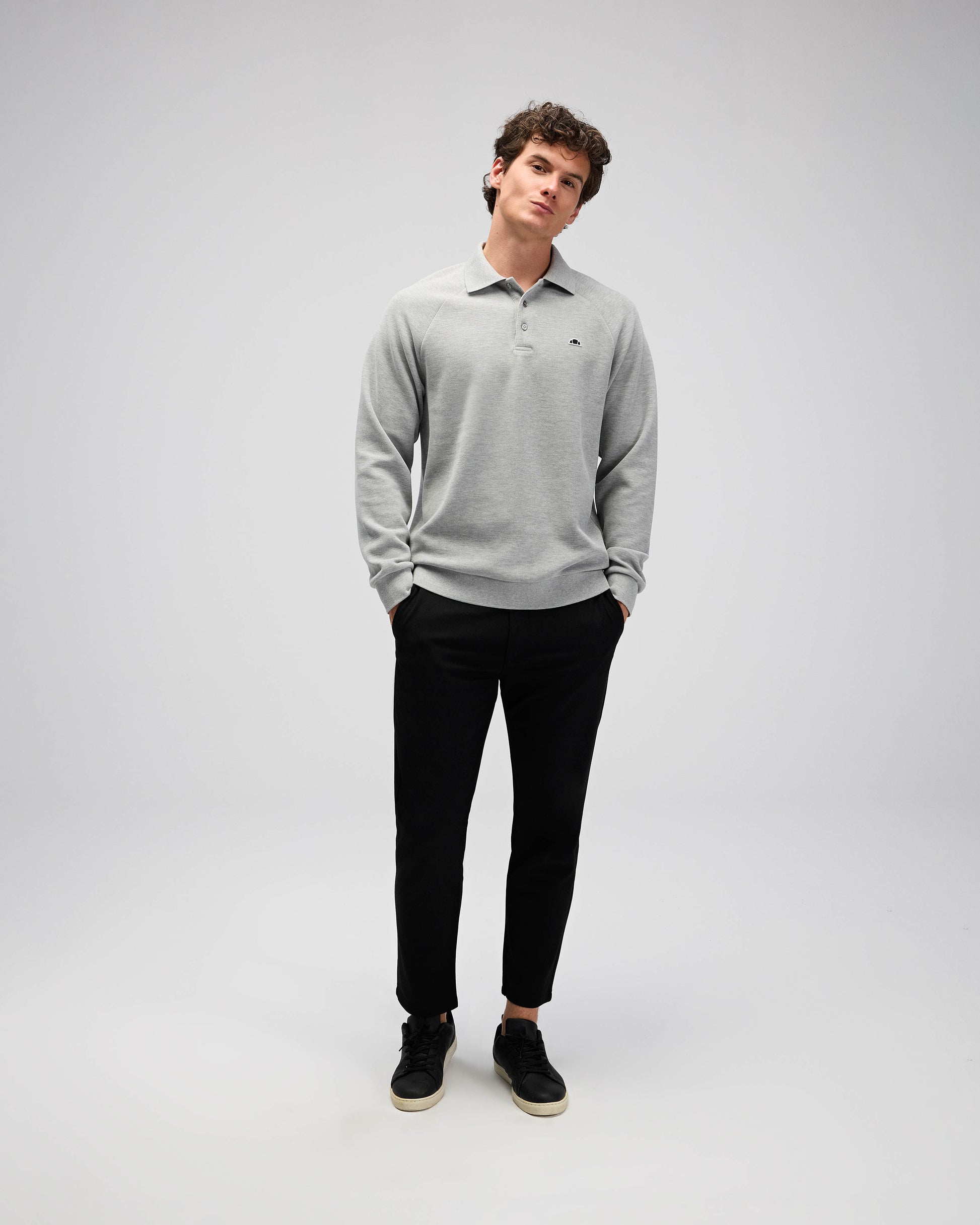 Ellesse Erkek Polo Sweatshirt EM633-GR