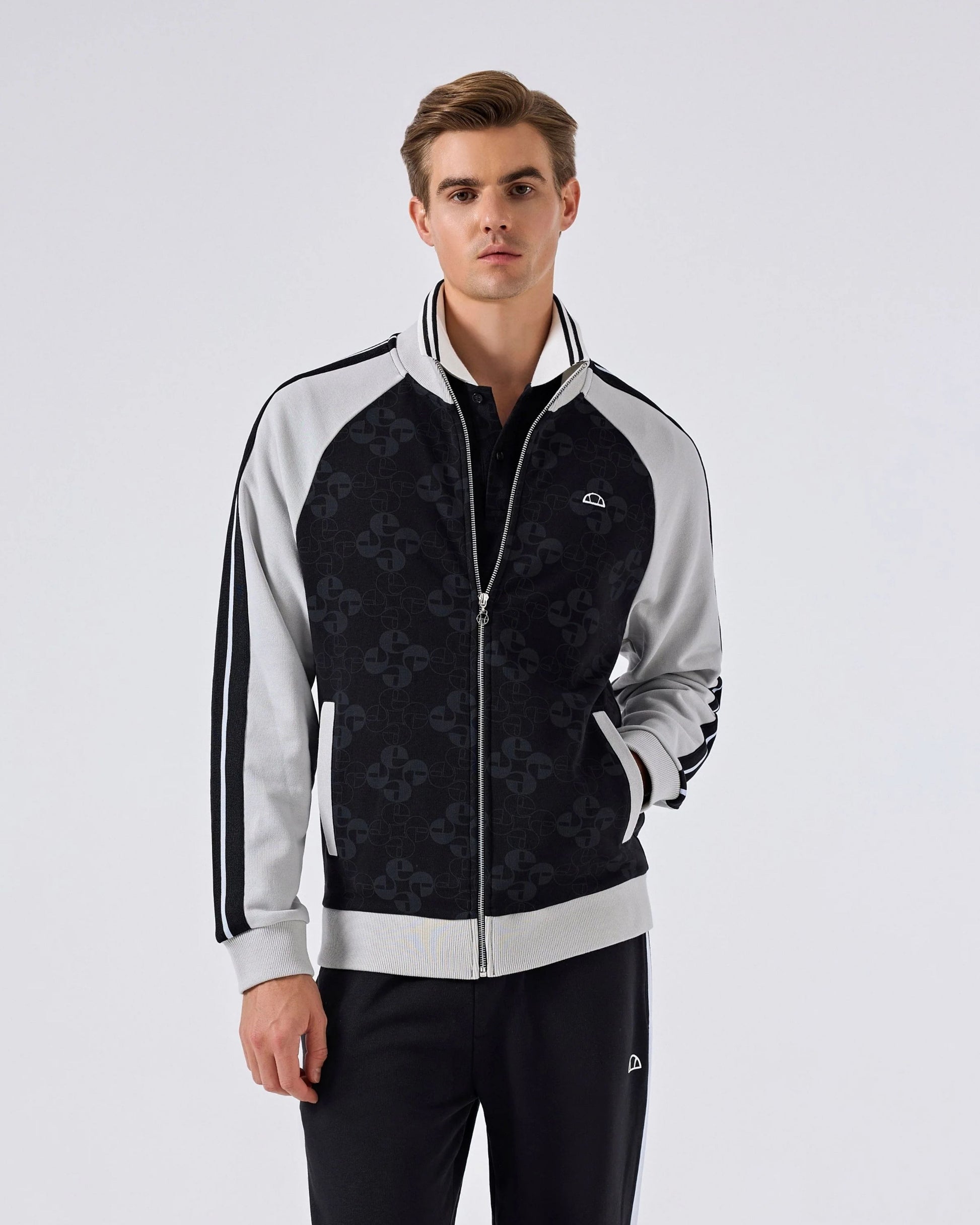 Ellesse Erkek Fermuarlı Sweat Ceket 5SM1357-BK