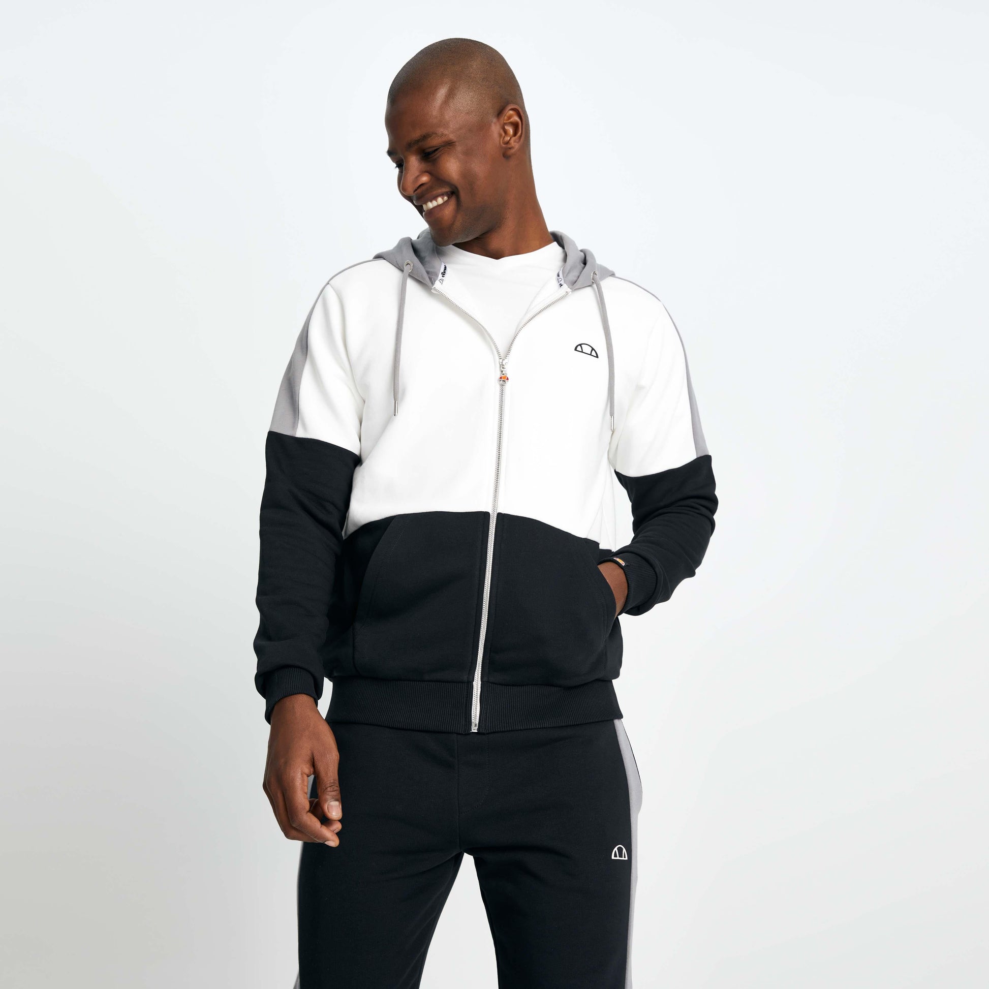 Ellesse Erkek Fermuarlı Sweat EM121-BK