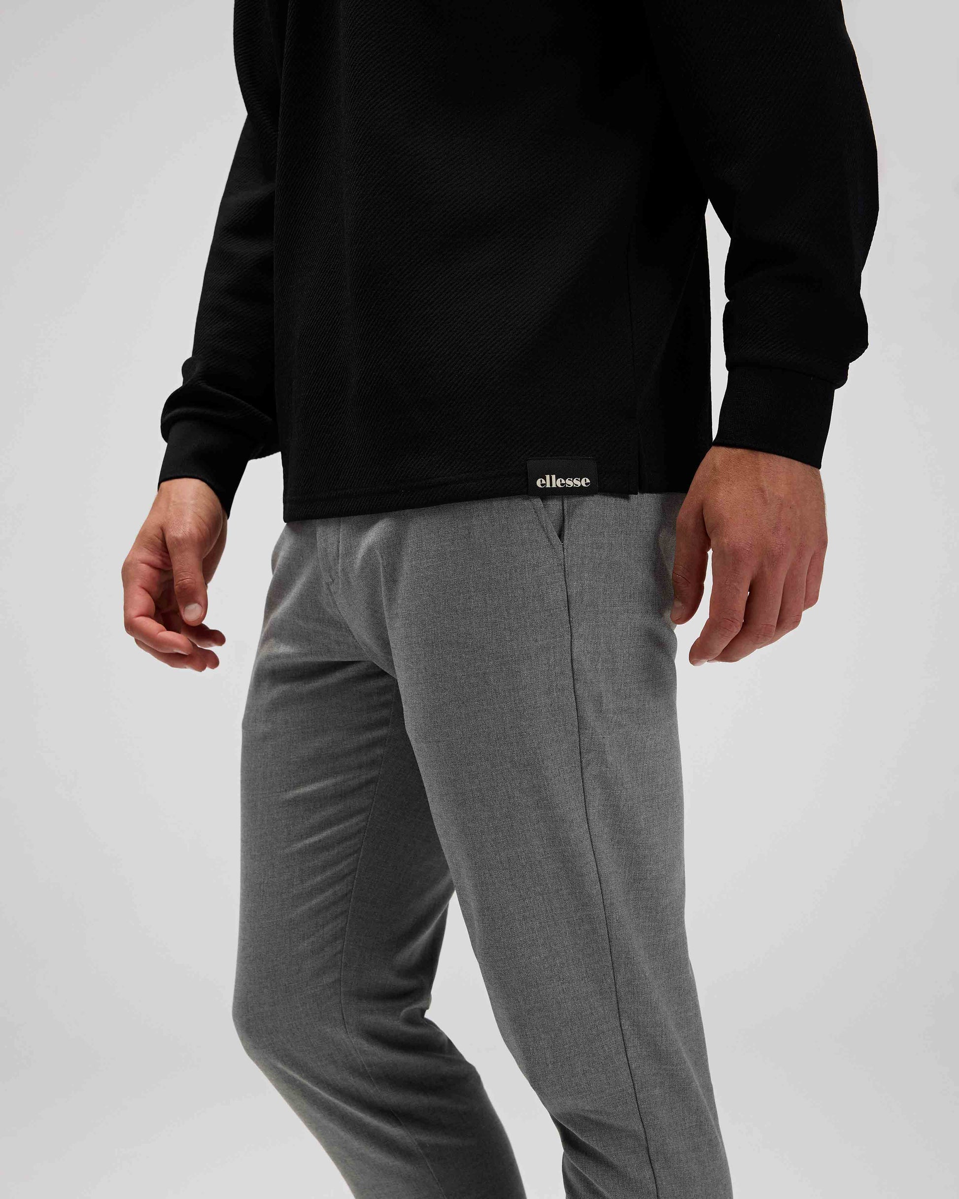 Ellesse Erkek Polo Sweatshirt EM601-BK