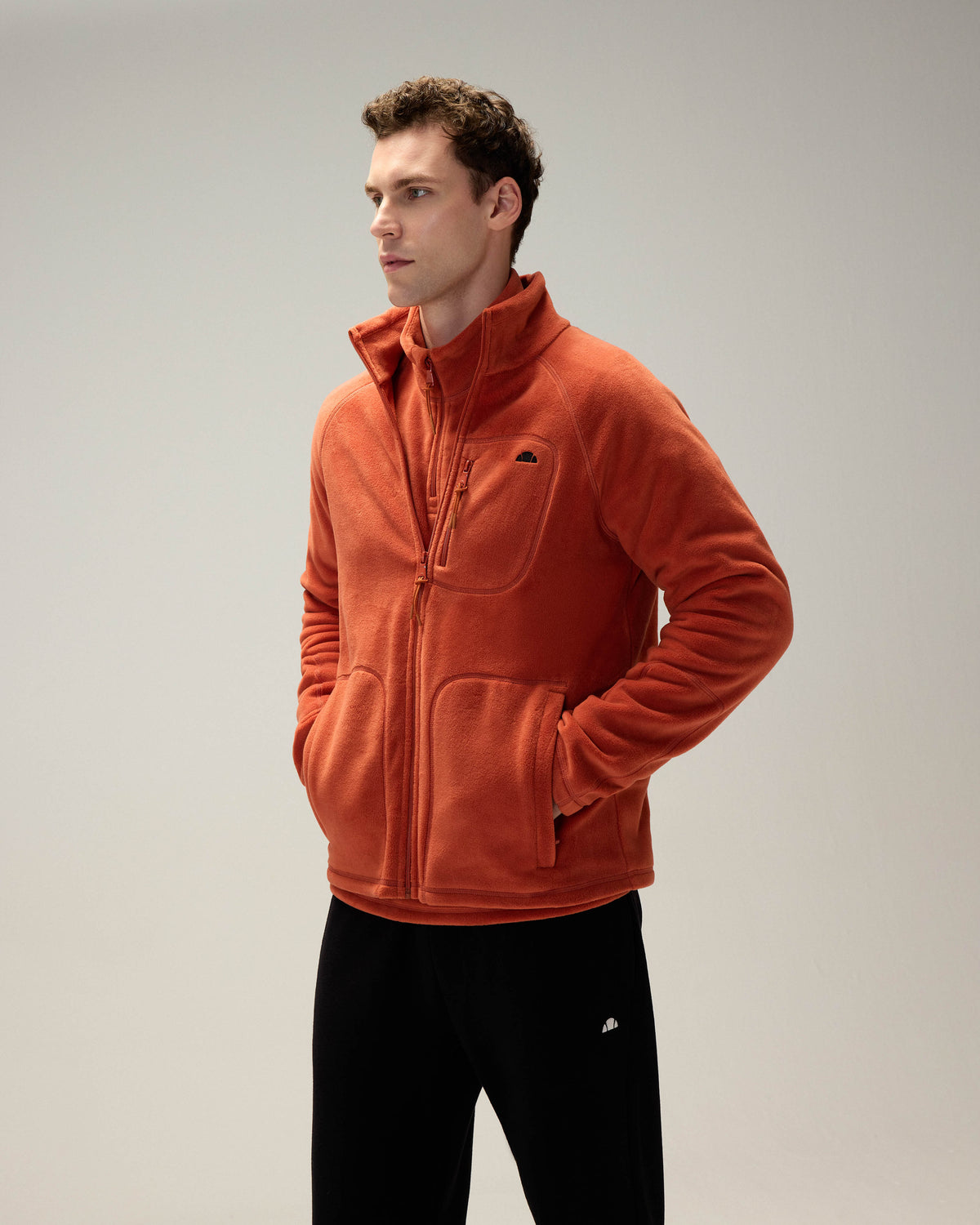Ellesse Fermuarlı Erkek Polar Ceket 6WM1024-BR