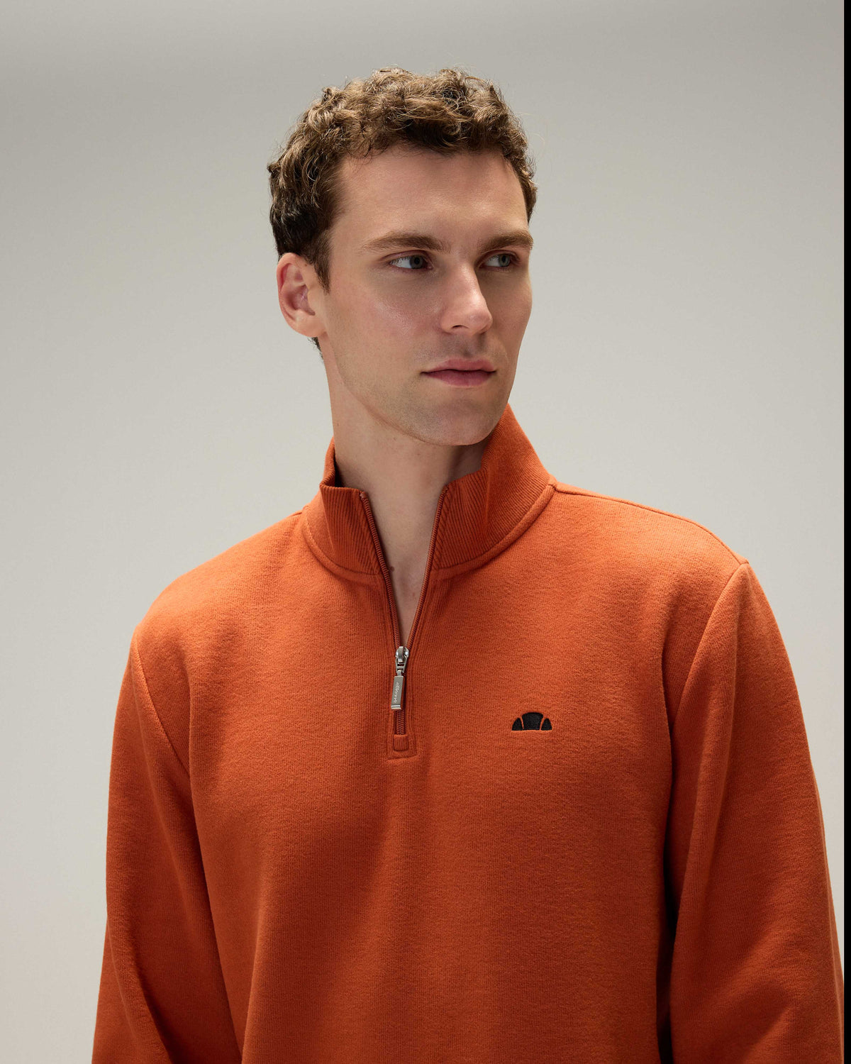 Ellesse Yarım Fermuarlı Erkek Sweatshirt 5WM1603-BR