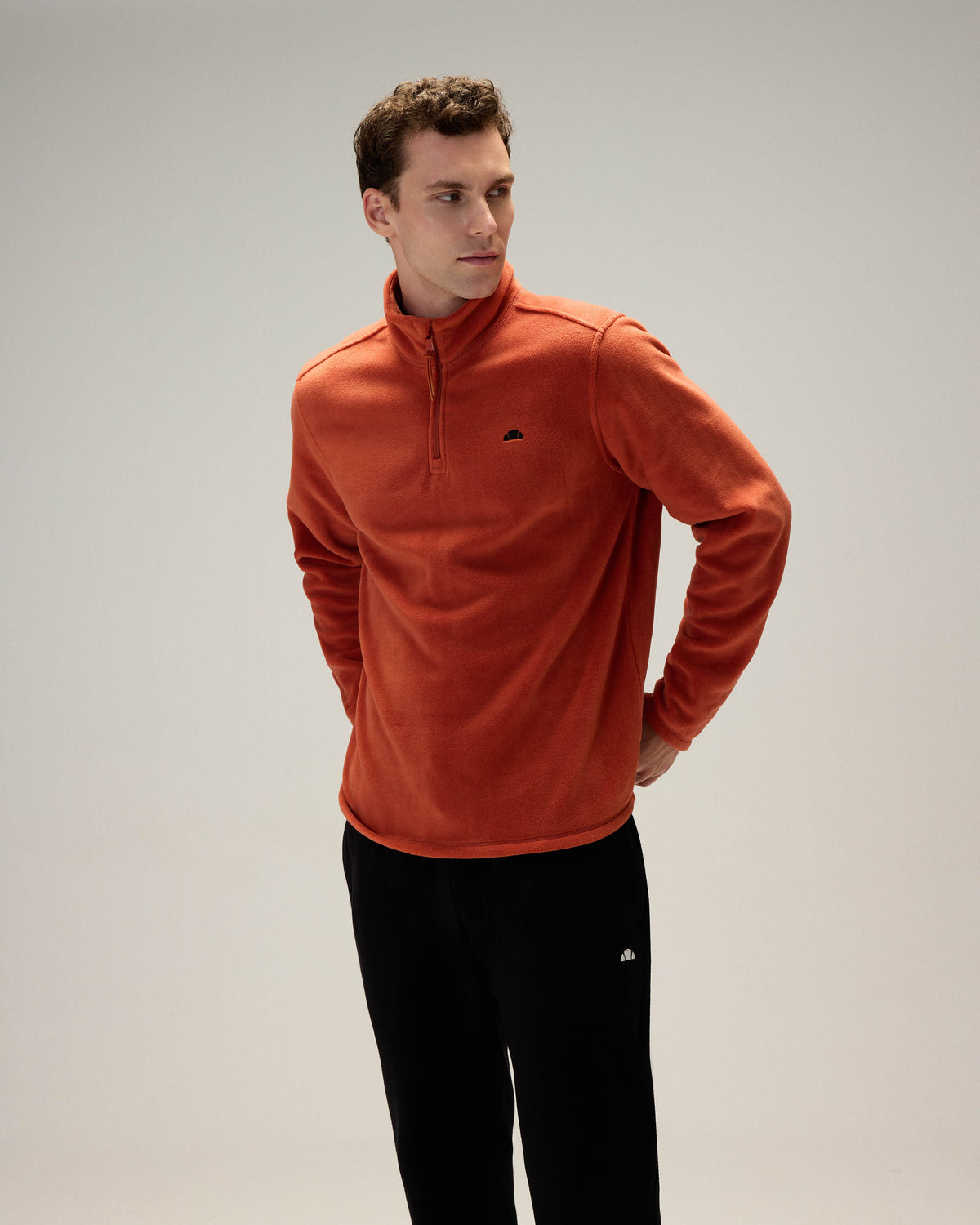 Ellesse Yarım Fermuarlı Erkek Sweatshirt 6WM1023-BR