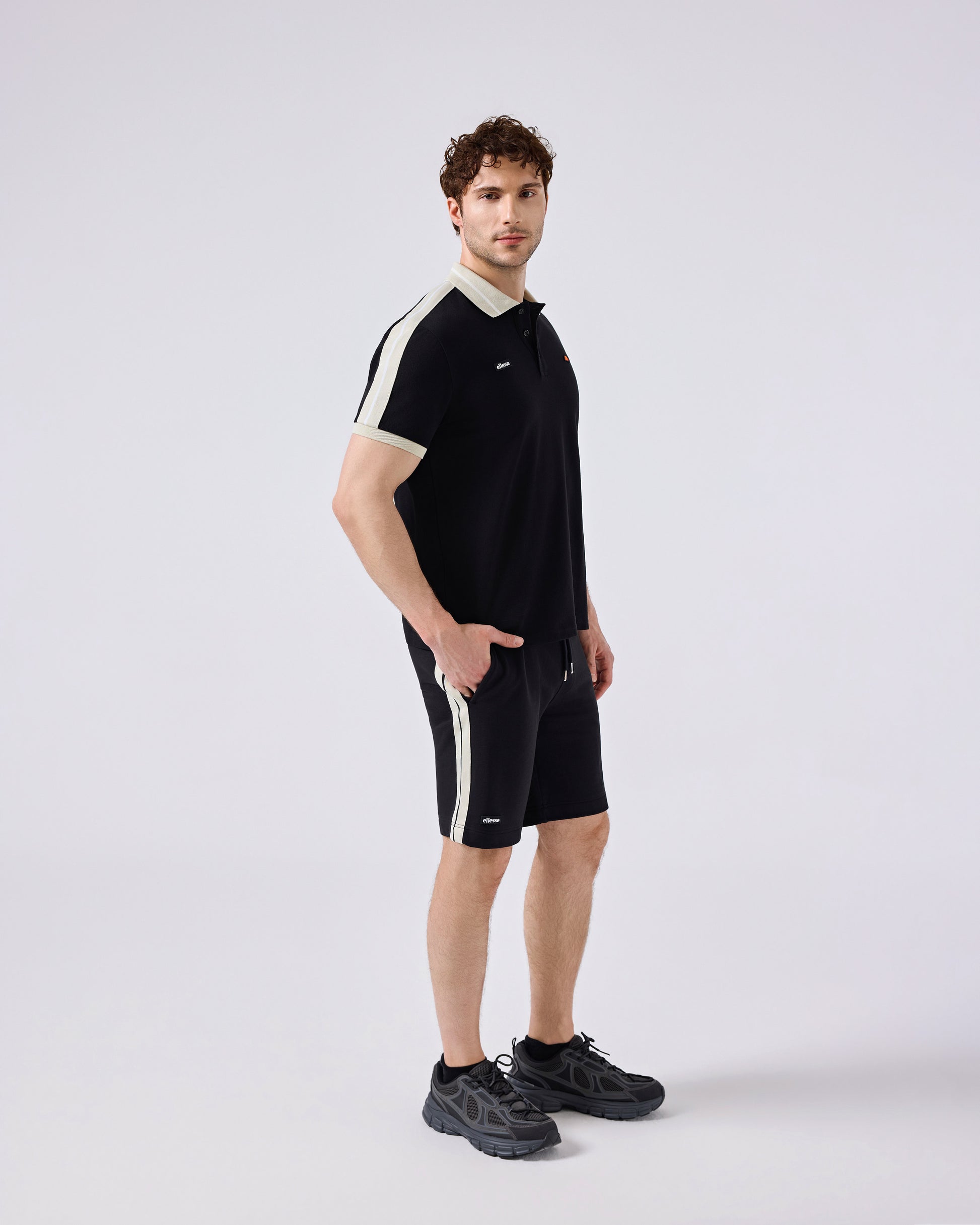 Ellesse Polo Yaka Erkek Tişört 6SM5016-BK
