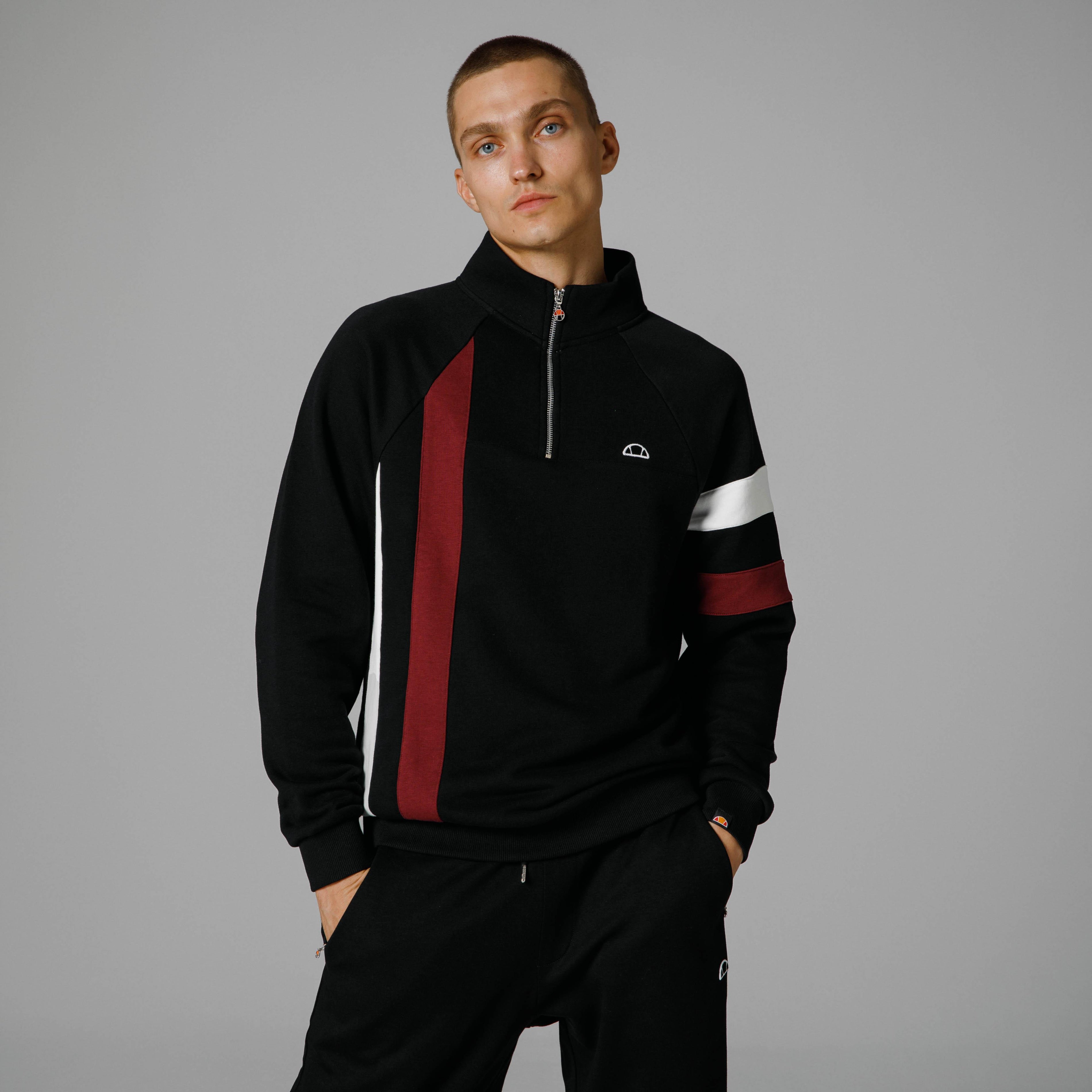 Ellesse Yarım Fermuarlı Erkek Sweat EM293-BK