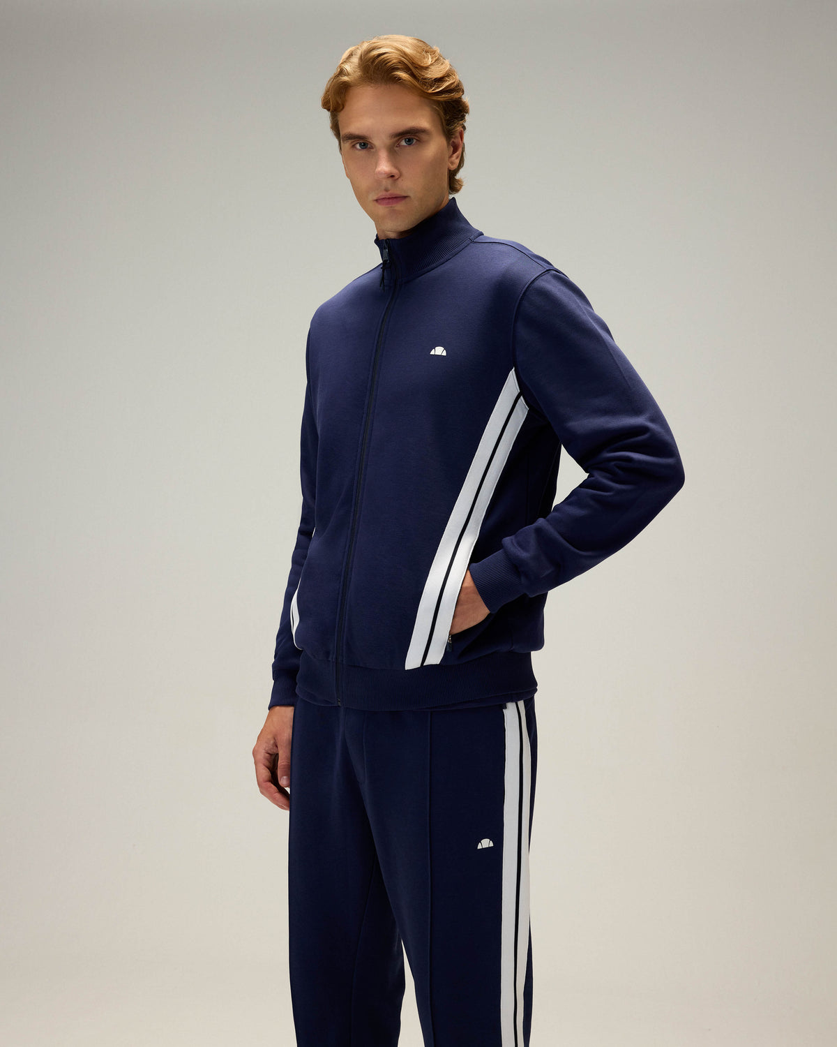 Ellesse Fermuarlı Erkek Sweatshirt 6wm1022-Nv