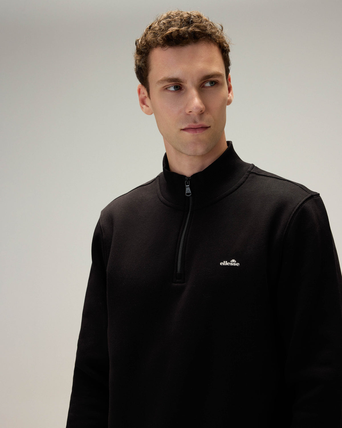 Ellesse Fermuarlı Erkek Sweatshirt 6wm1010-Bk