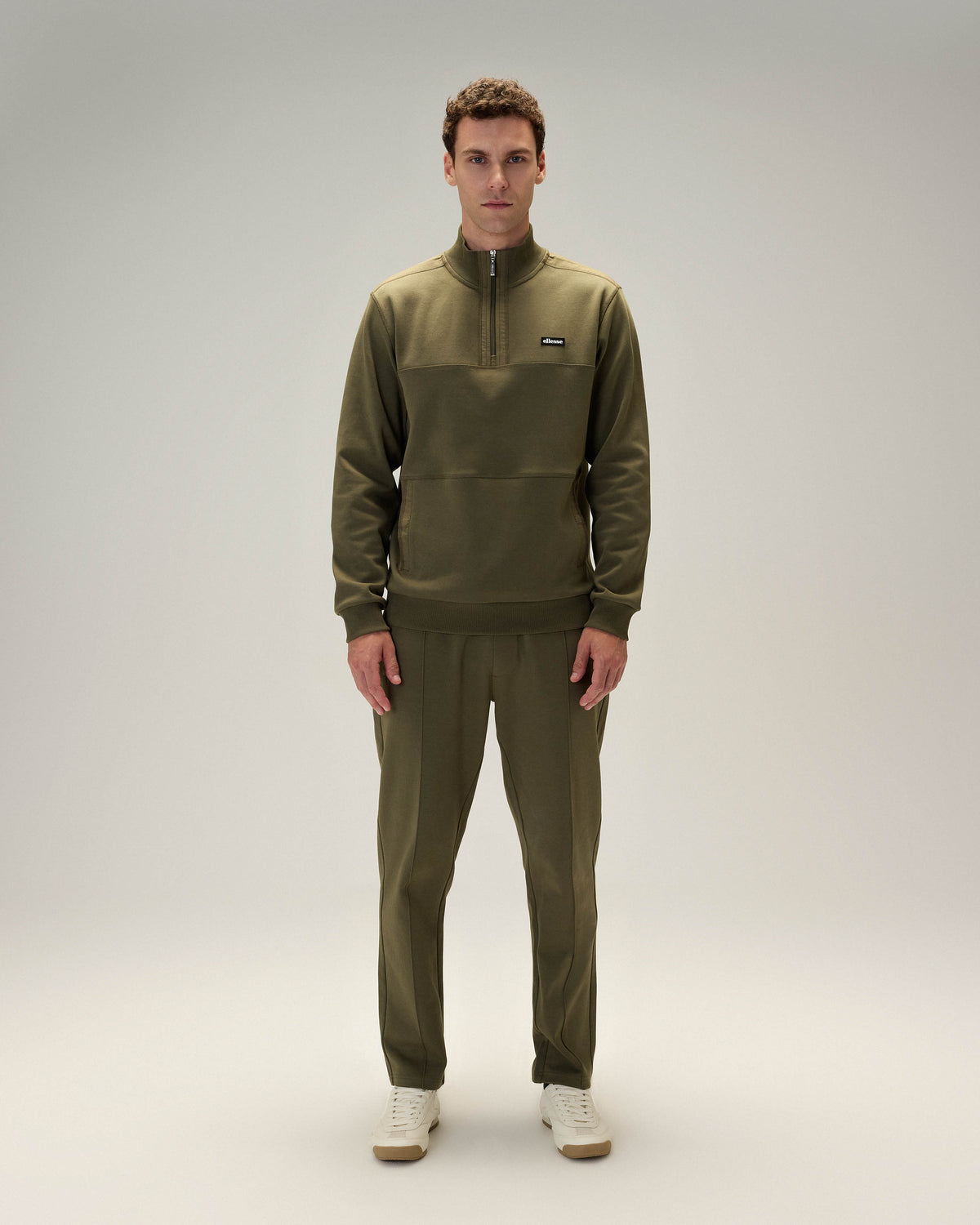 Ellesse Yarım Fermuarlı Erkek Sweat 6WM1025-KH