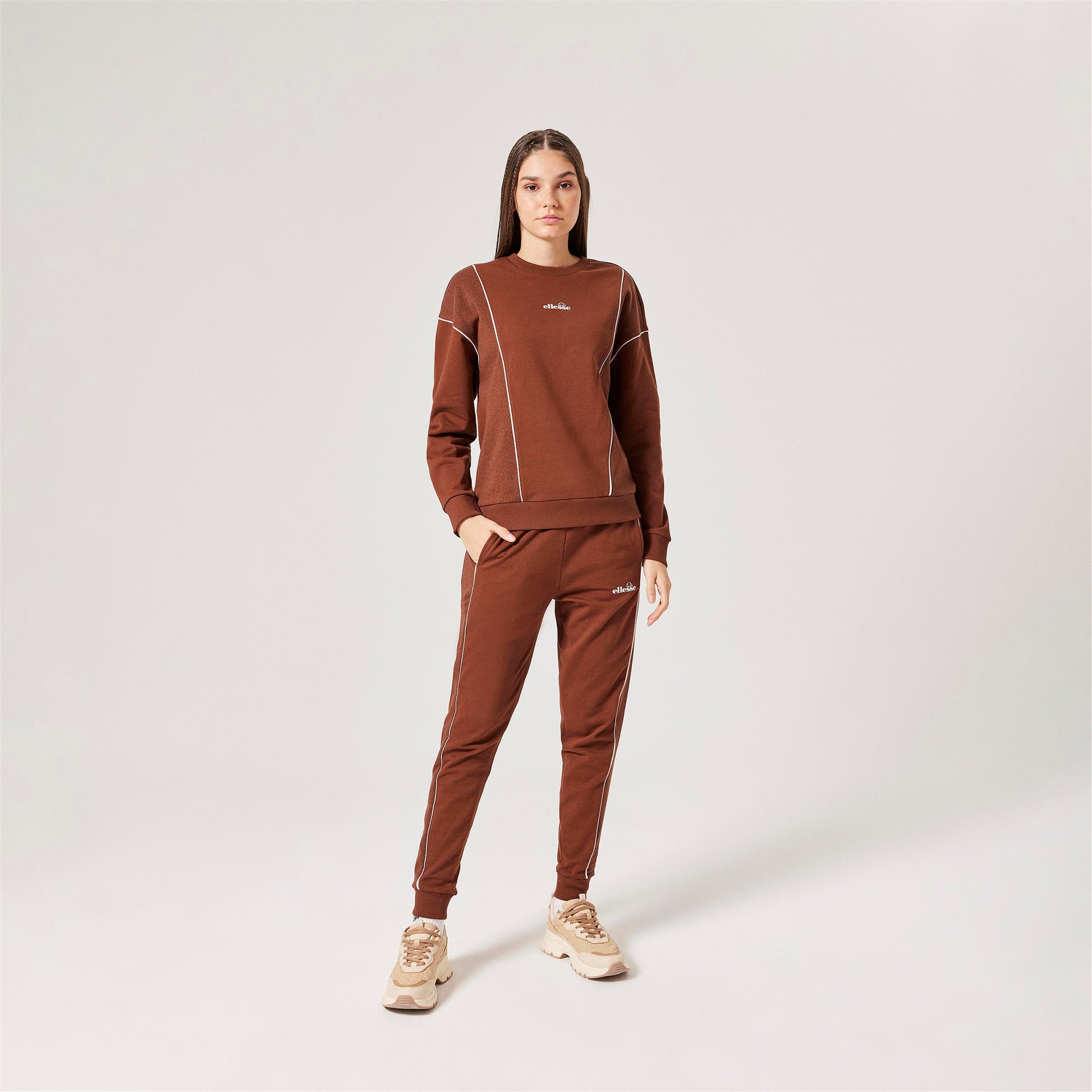 ellesse Kadın Kahverengi Sweatshirt F003-BR