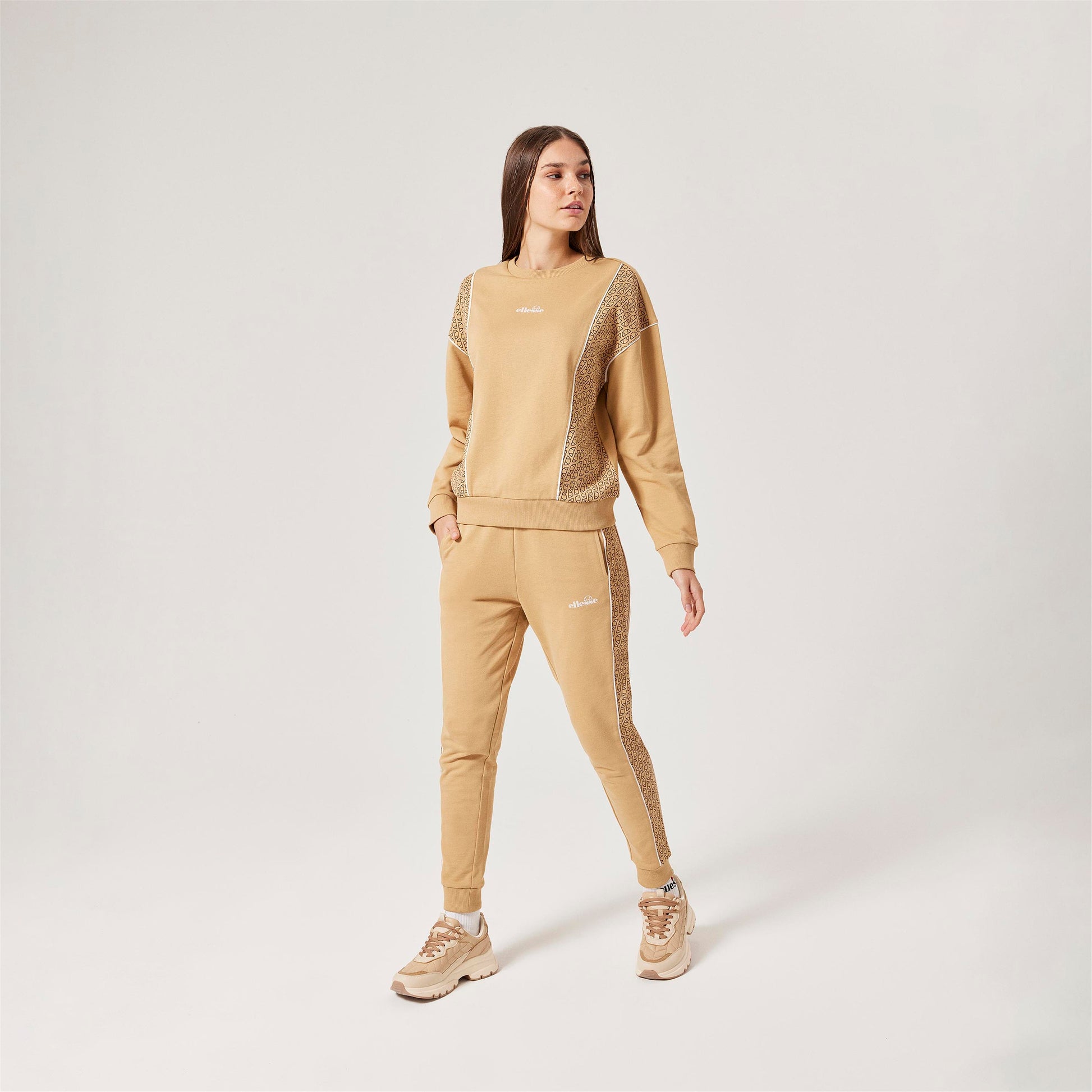 ellesse Kadın Açık Kahverengi Jogger Eşofman Altı F002-LBR