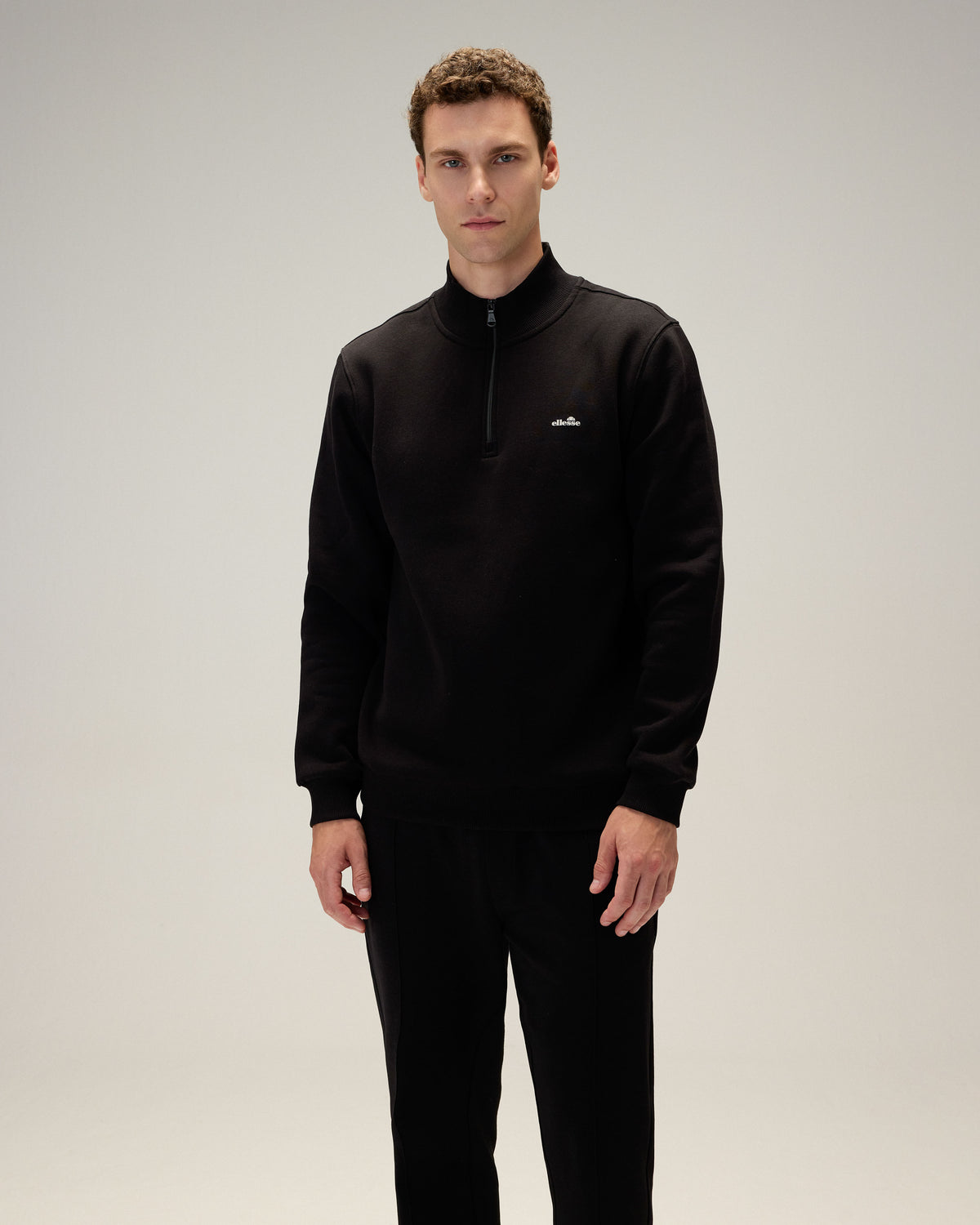 Ellesse Fermuarlı Erkek Sweatshirt 6wm1010-Bk