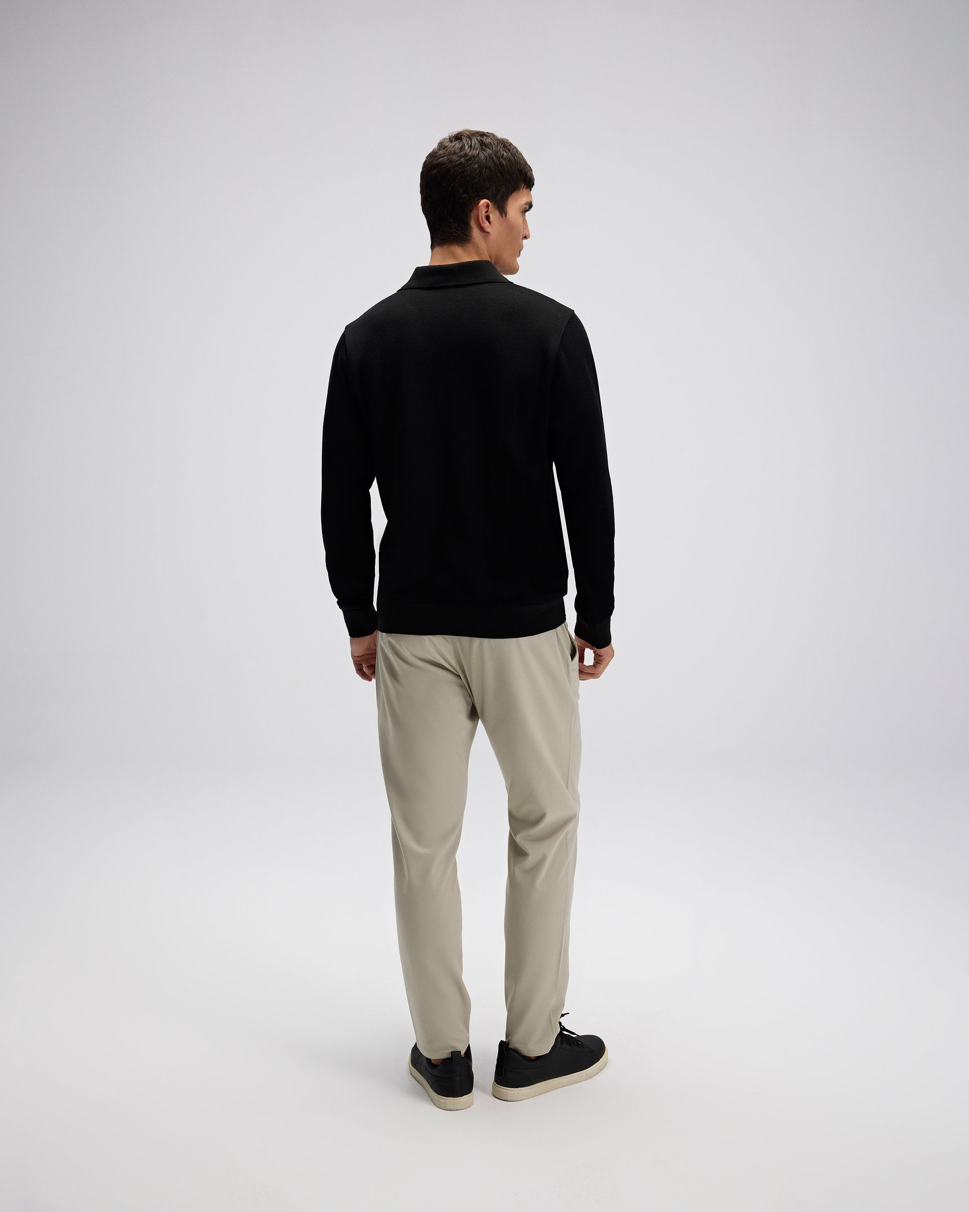 Ellesse Erkek Polo Sweatshirt EM607-BK
