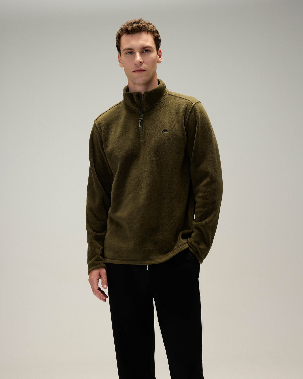 Ellesse Yarım Fermuarlı Erkek Sweatshirt 6wm1023-Kh