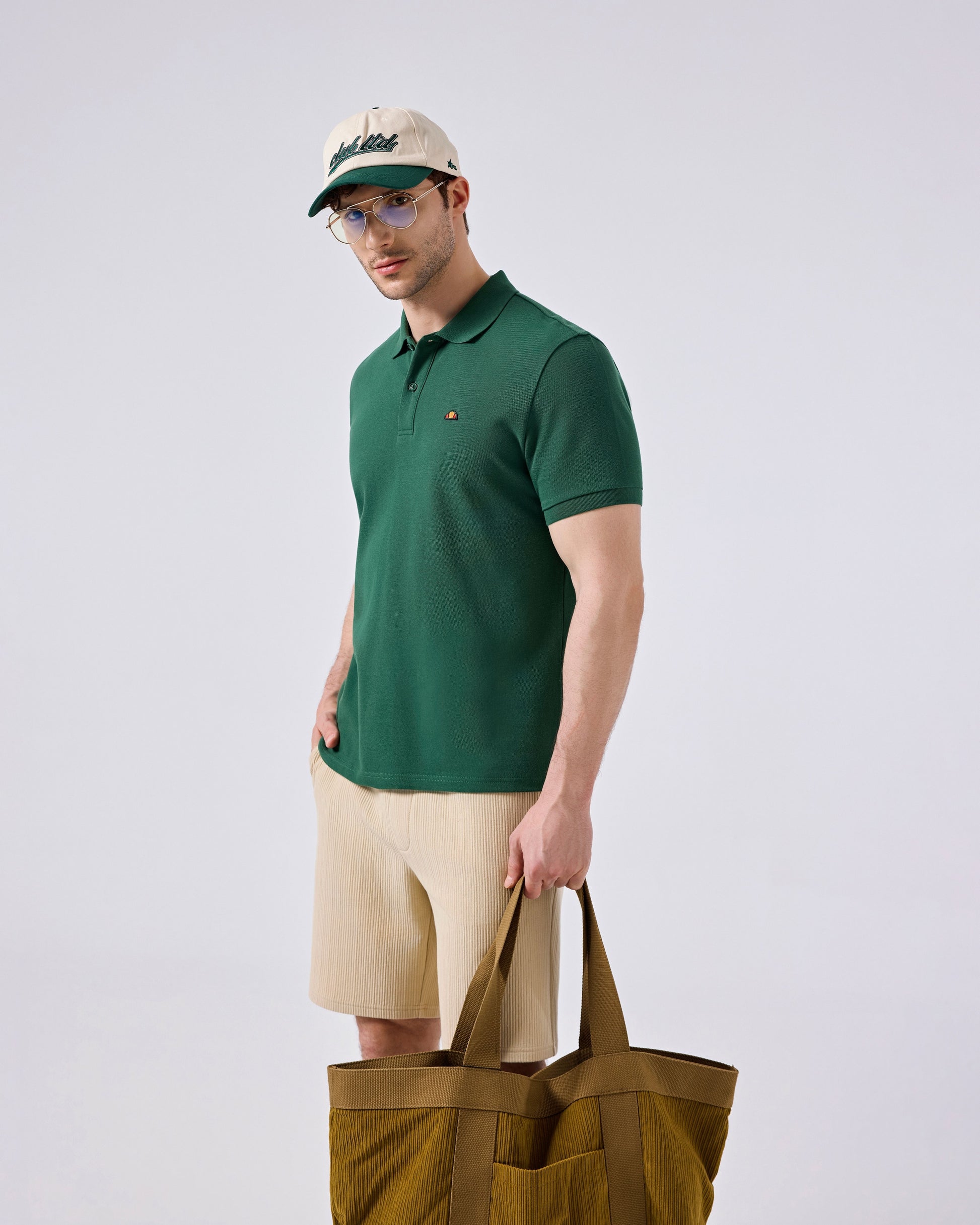 Ellesse Polo Yaka Erkek Tişört 6SM5044-GRN