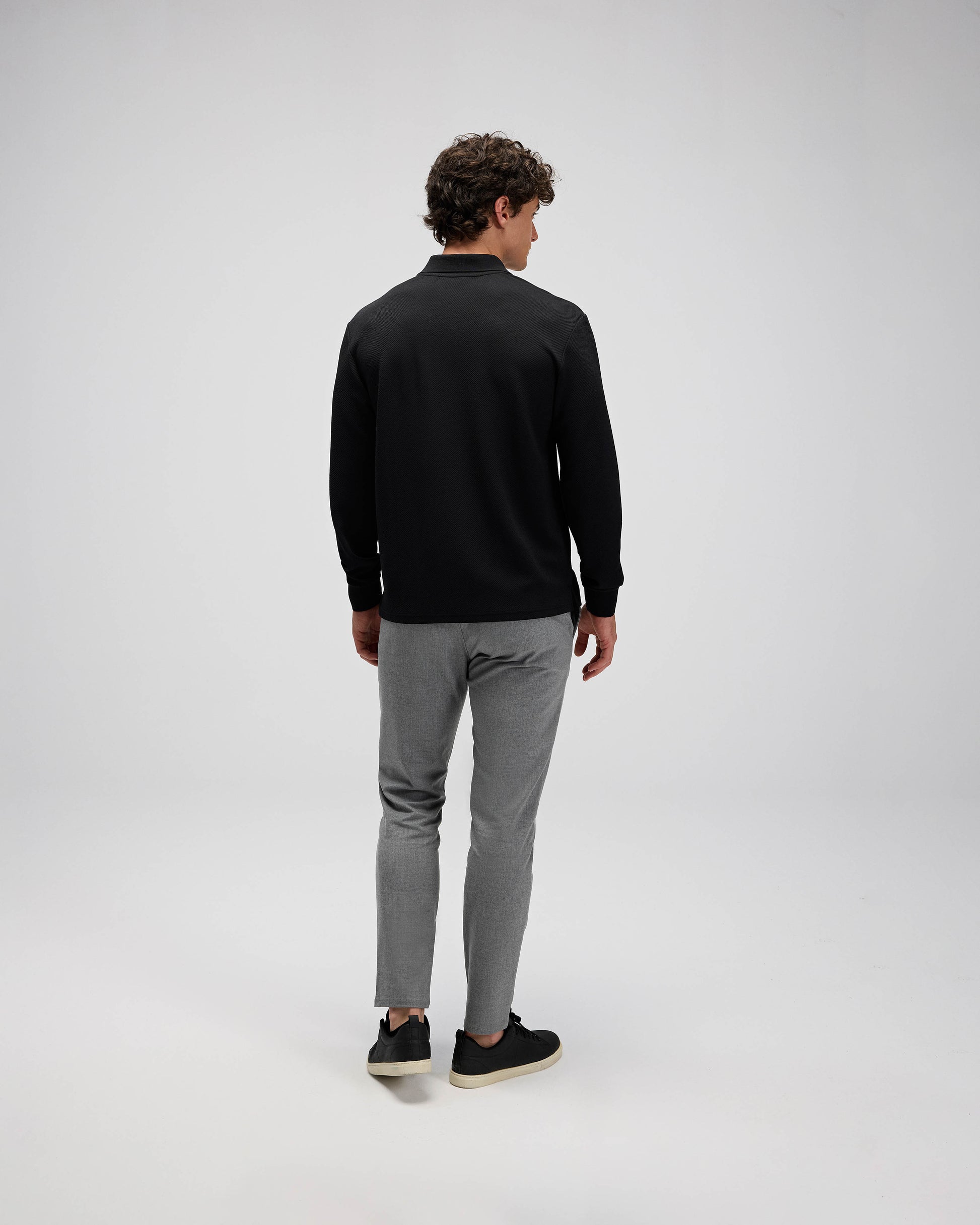 Ellesse Erkek Polo Sweatshirt EM601-BK