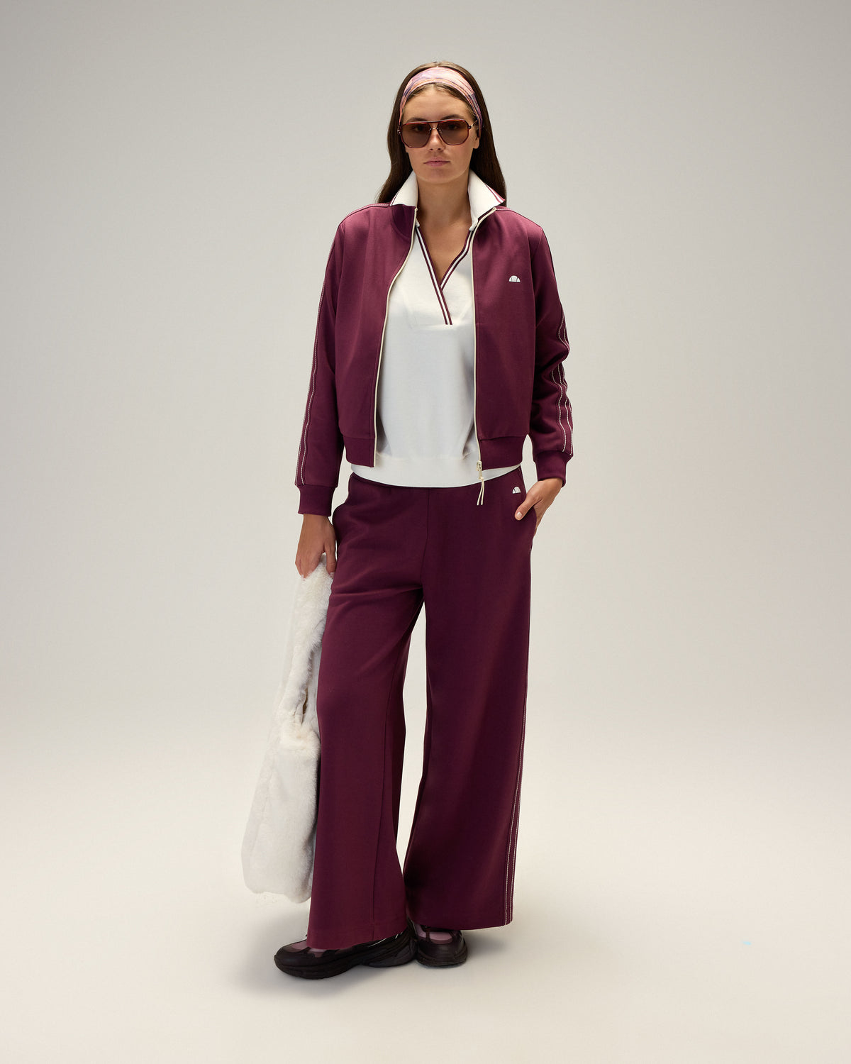 Ellesse Fermuarlı Kadın Sweatshirt 6WF1023-BRD