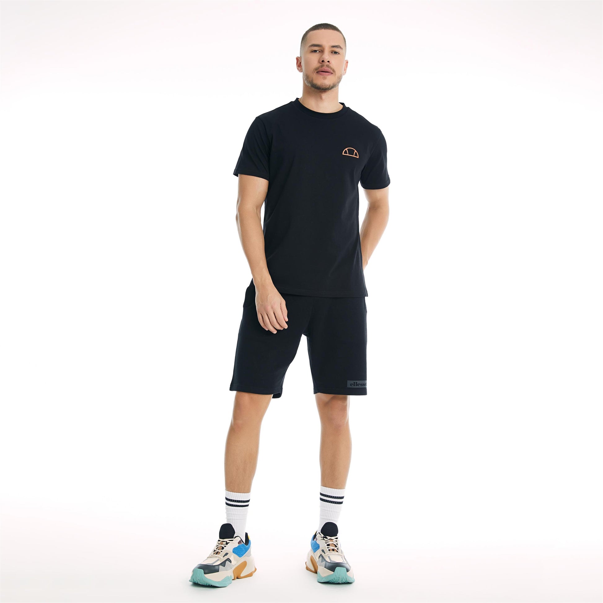 Ellesse Erkek Siyah Tişört EM025-BK