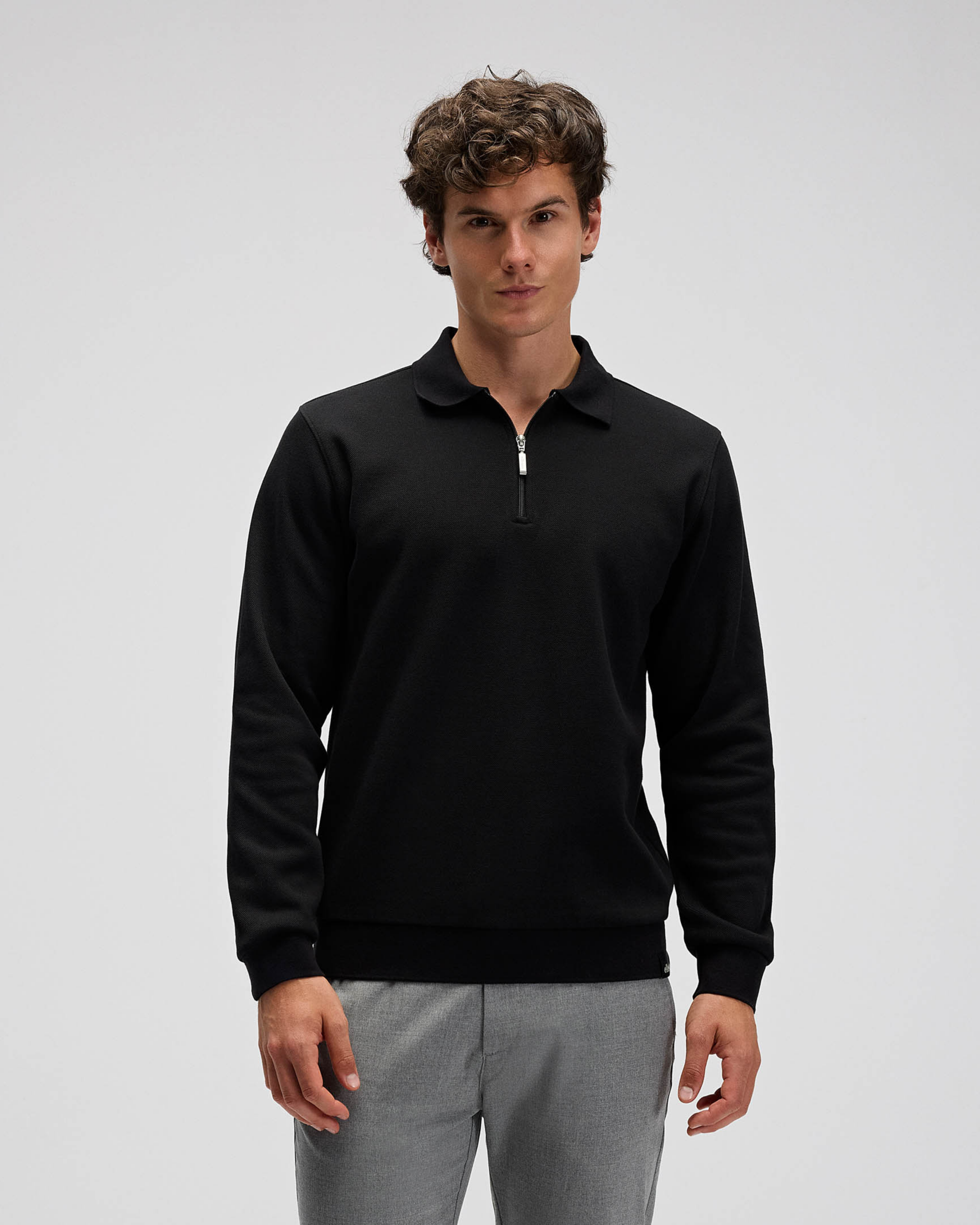 Ellesse Erkek Polo Sweatshirt EM602-BK