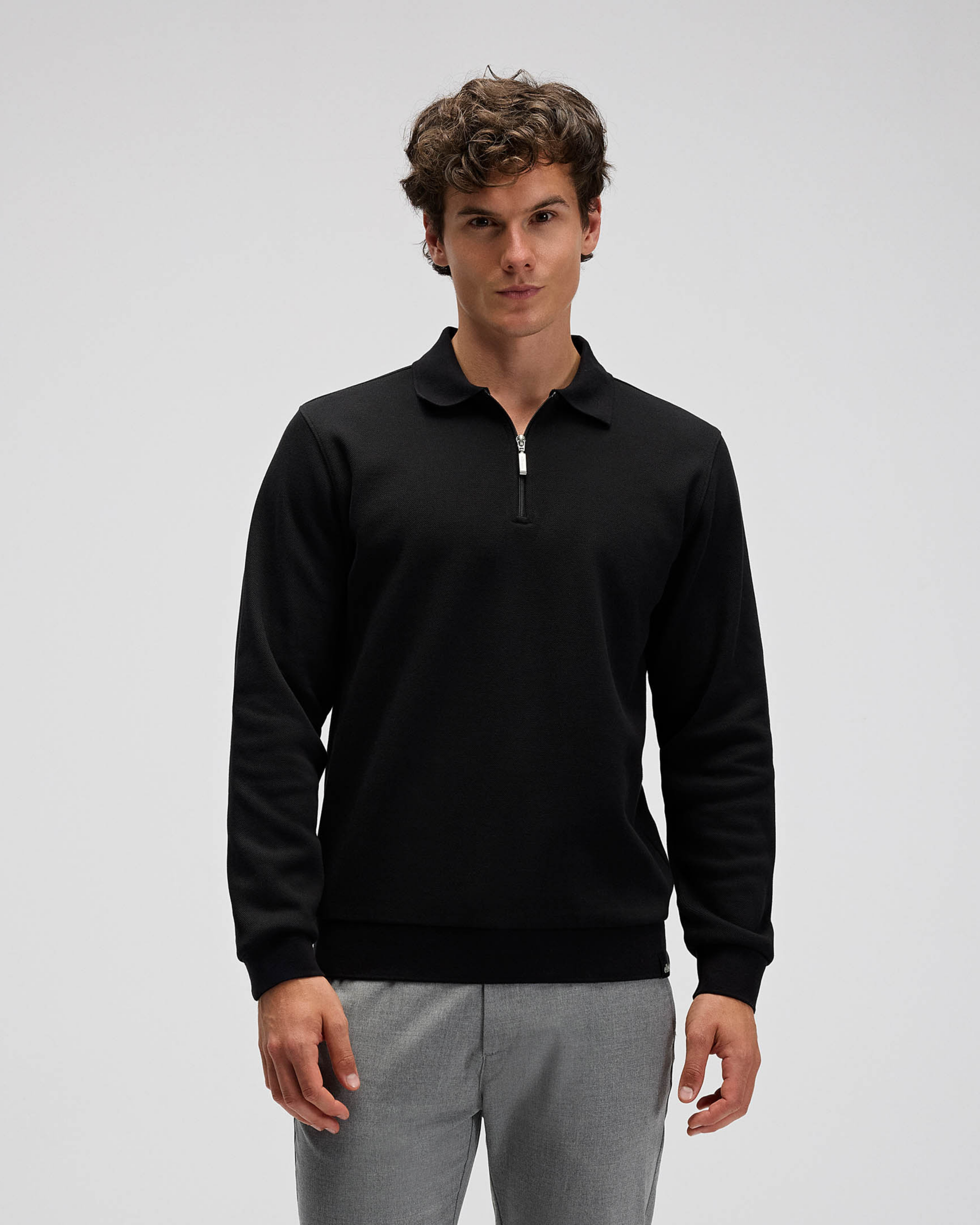 Ellesse Erkek Polo Sweatshirt EM602-BK