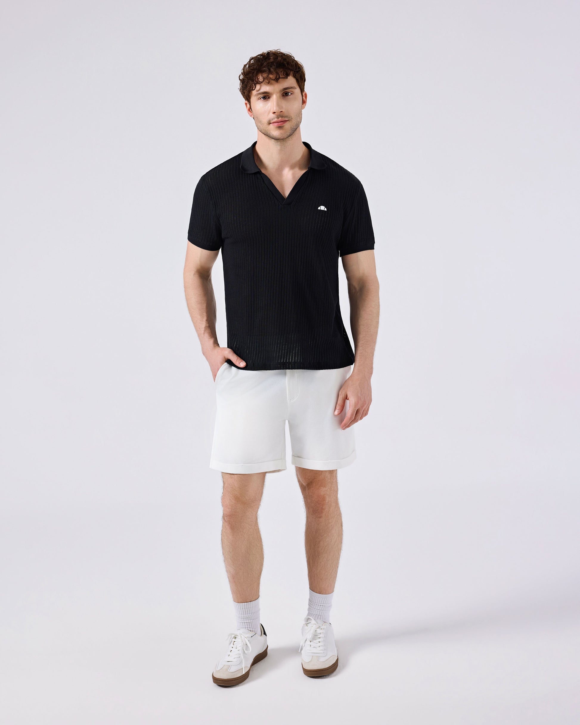 Ellesse Polo Yaka Erkek Tişört 6SM5047-BK
