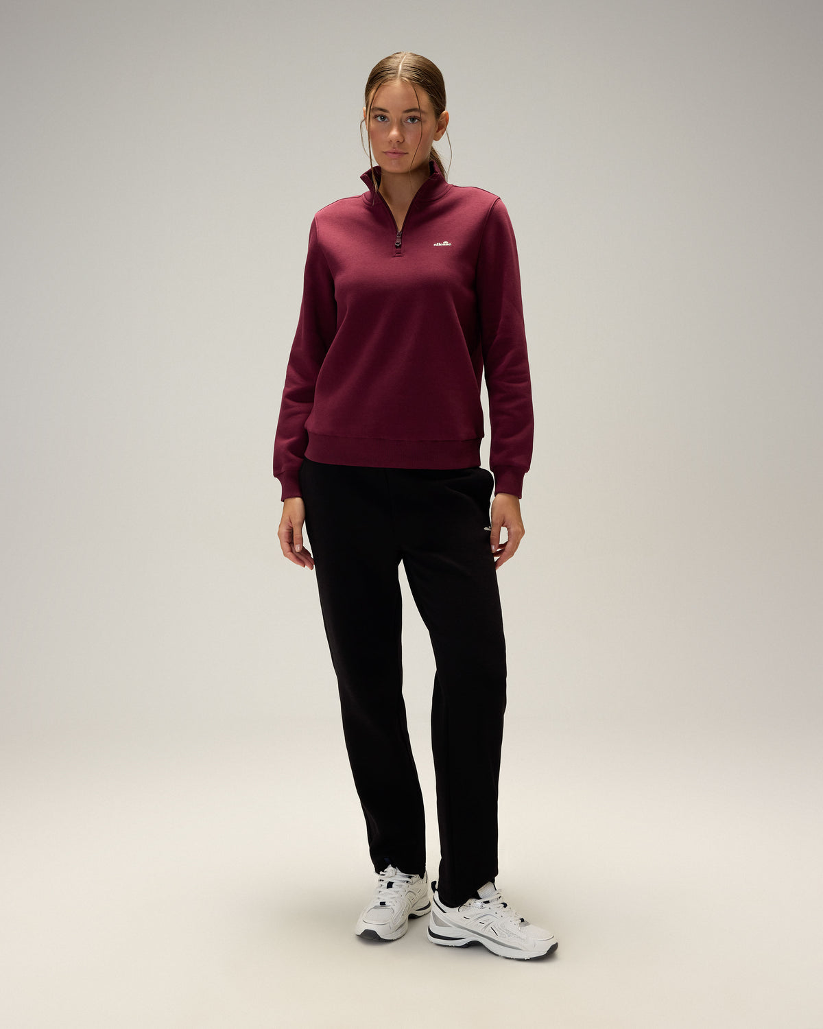 Ellesse Yarım Fermuarlı Kadın Sweatshirt 6wf1027-Brd