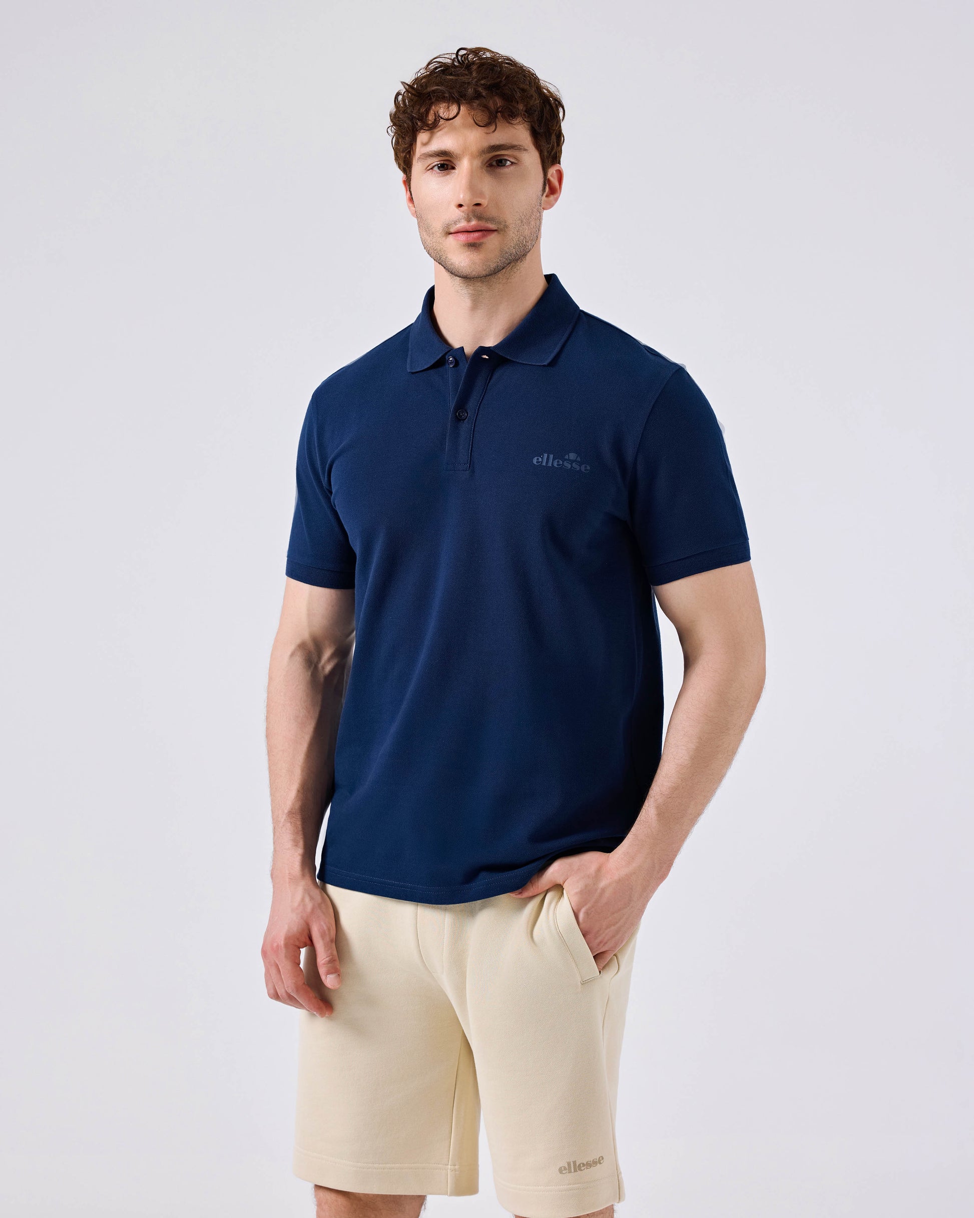 Ellesse Polo Yaka Erkek Tişört 6SM5018-NV