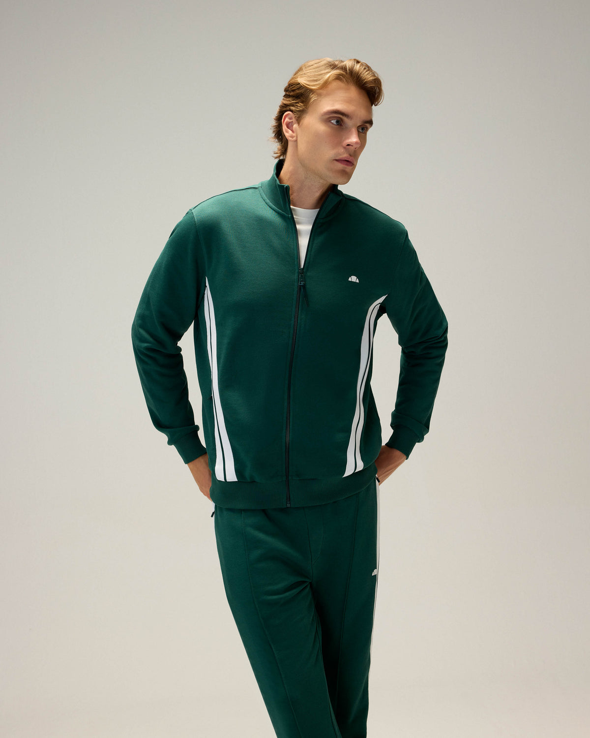Ellesse Fermuarlı Erkek Sweatshirt 6wm1022-Grn