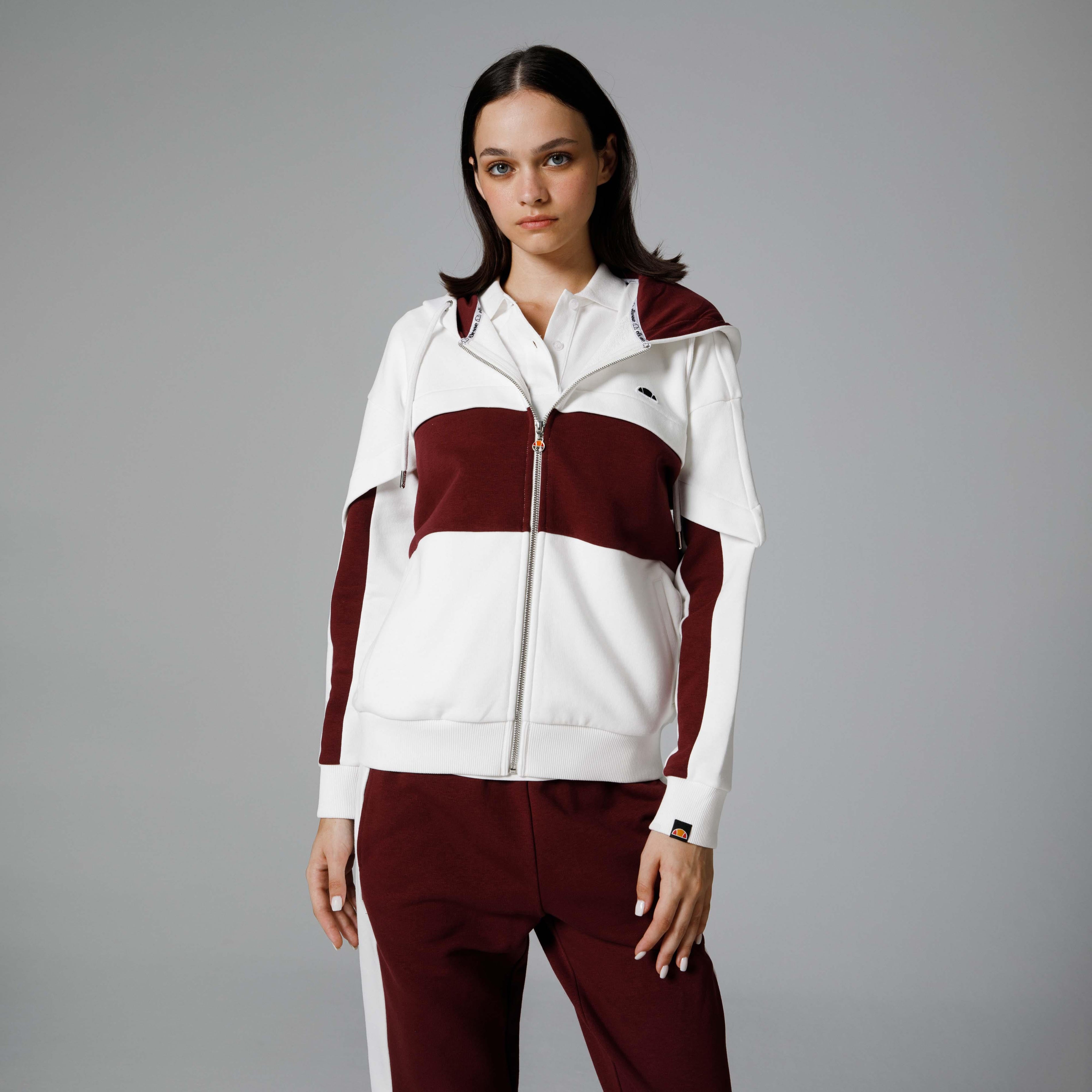 Ellesse Fermuarlı Kapüşonlu Kadın Sweat EF166-OF
