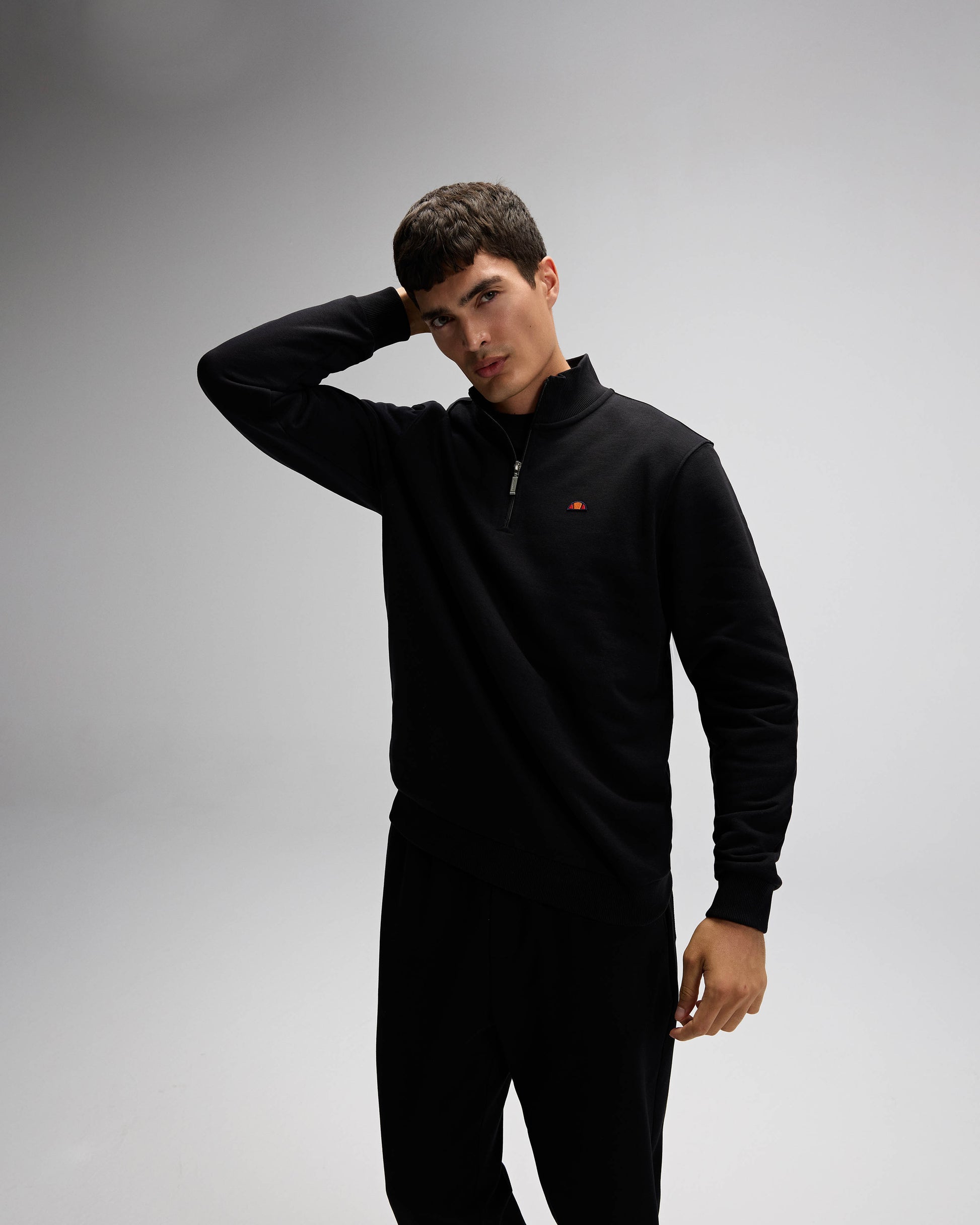 Ellesse Erkek Yarım Fermuarlı Sweat EM580-BK