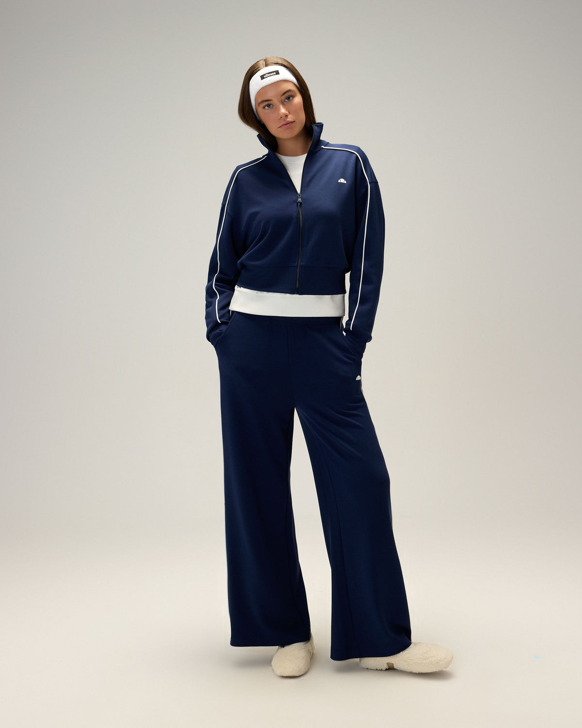 Ellesse Fermuarlı Kadın Sweatshirt 6wf1019-Nv