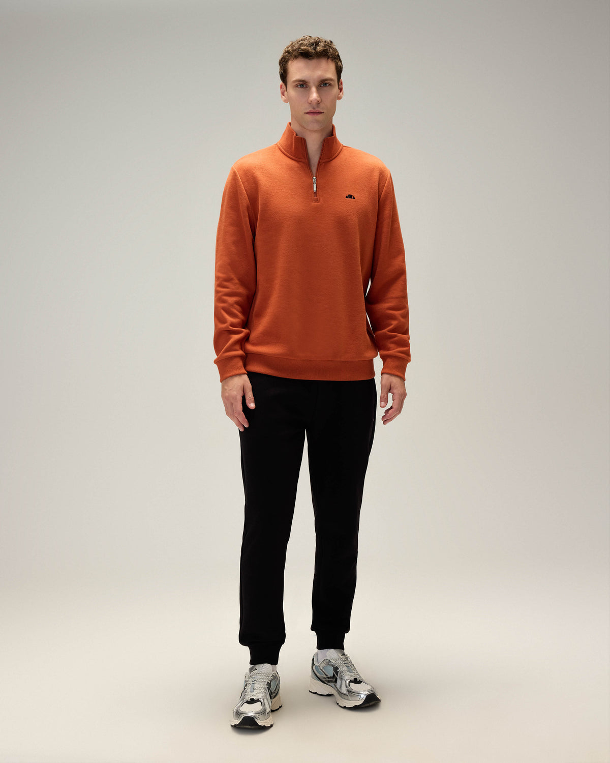 Ellesse Yarım Fermuarlı Erkek Sweatshirt 5WM1603-BR