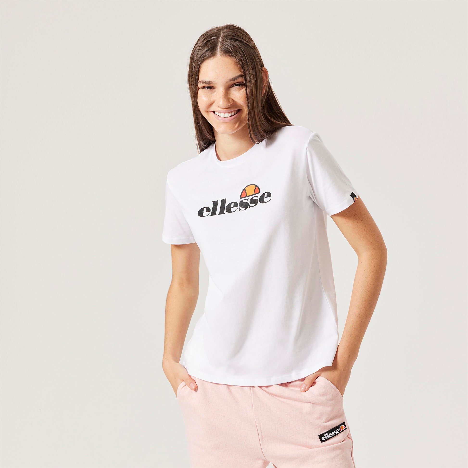 ellesse Kadın Beyaz Tişört F020-WT