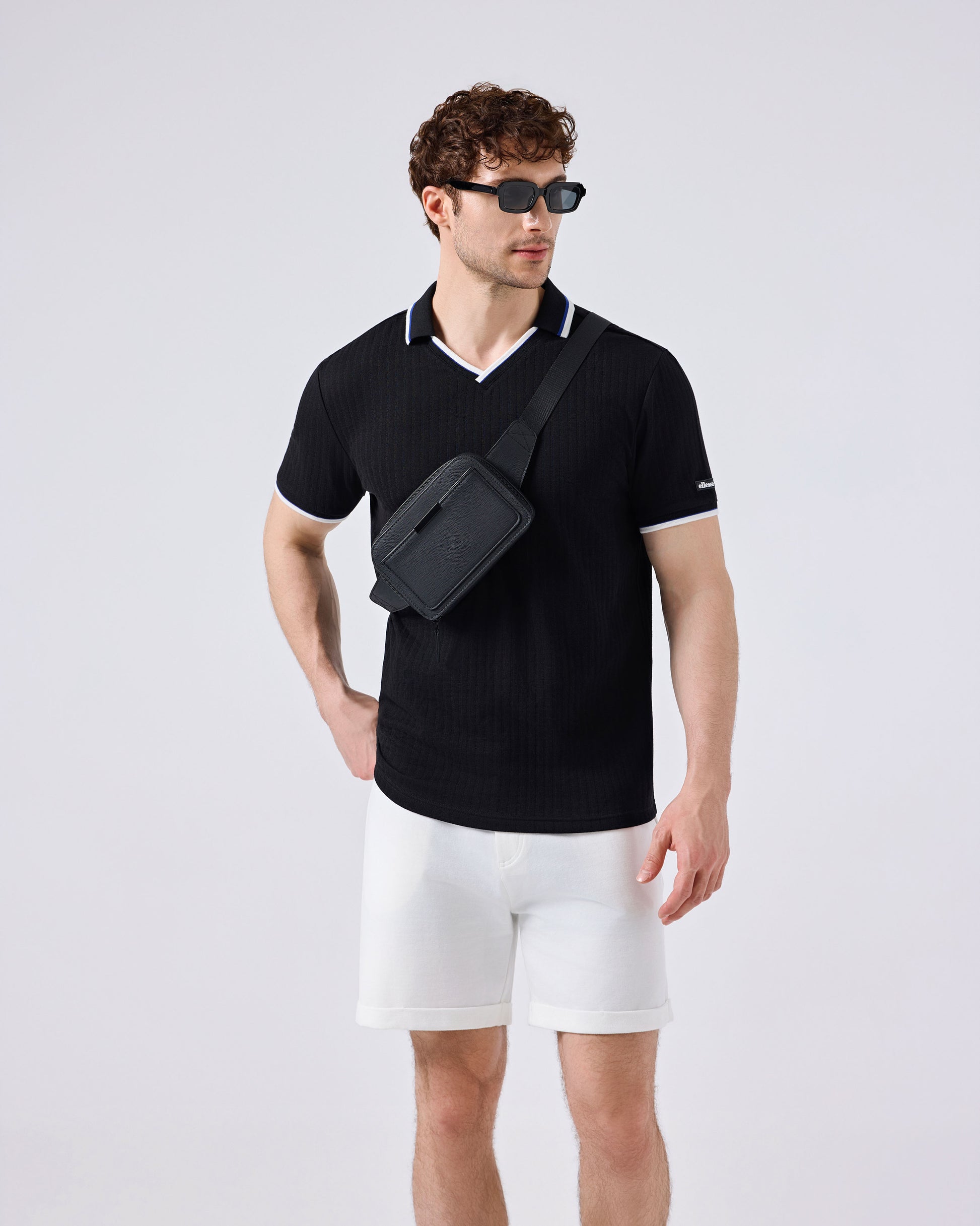 Ellesse Polo Yaka Erkek Tişört 5SM5491-BK