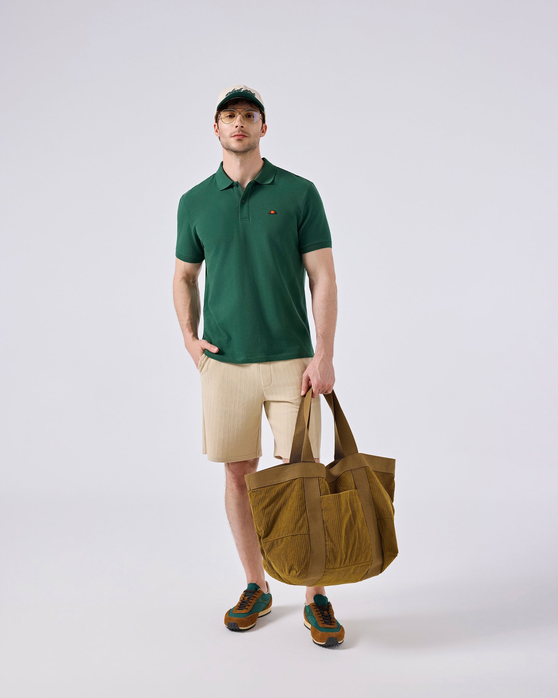 Ellesse Polo Yaka Erkek Tişört 6SM5044-GRN