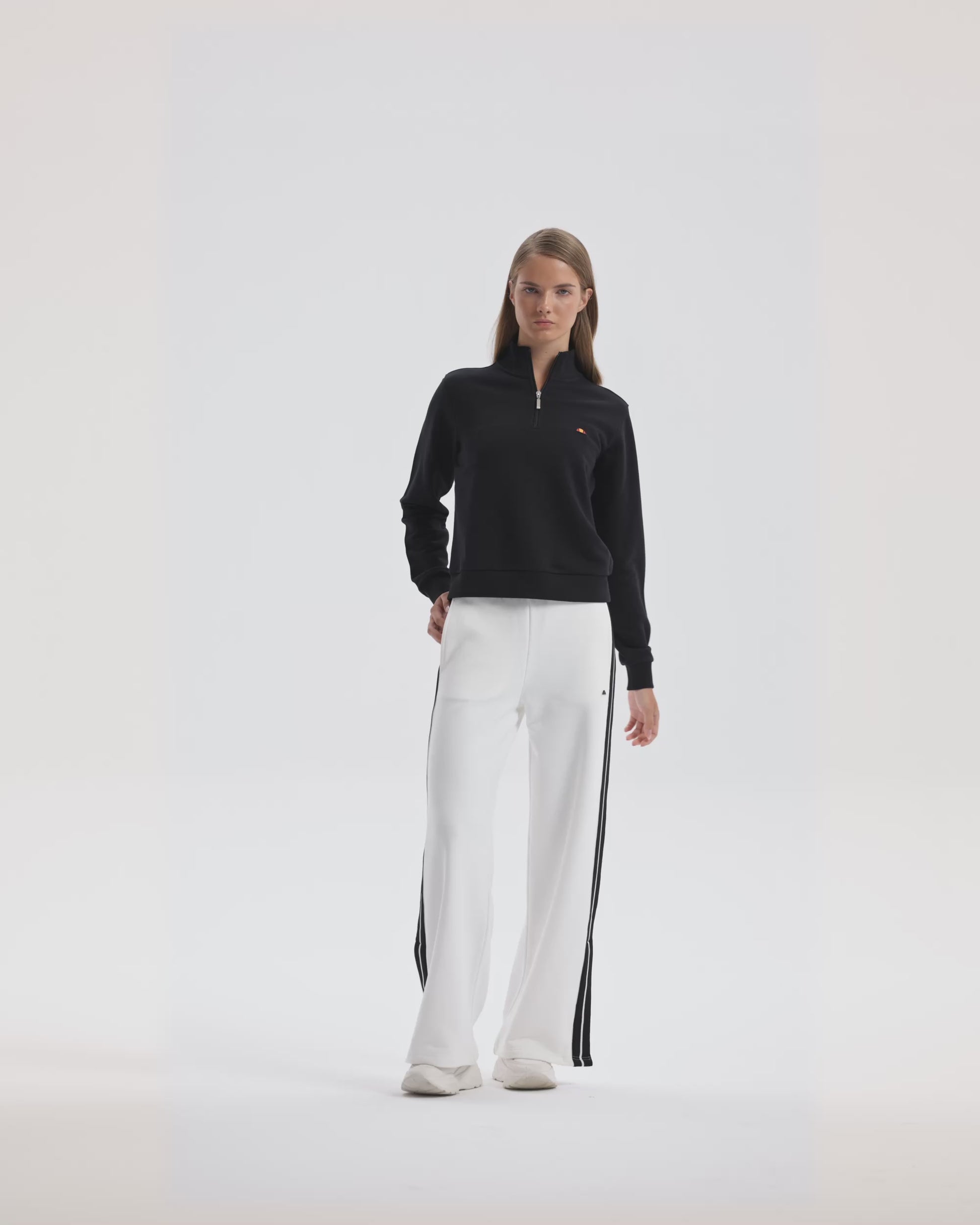 Ellesse Kadın Yarım Fermuarlı Sweat EF557-BK
