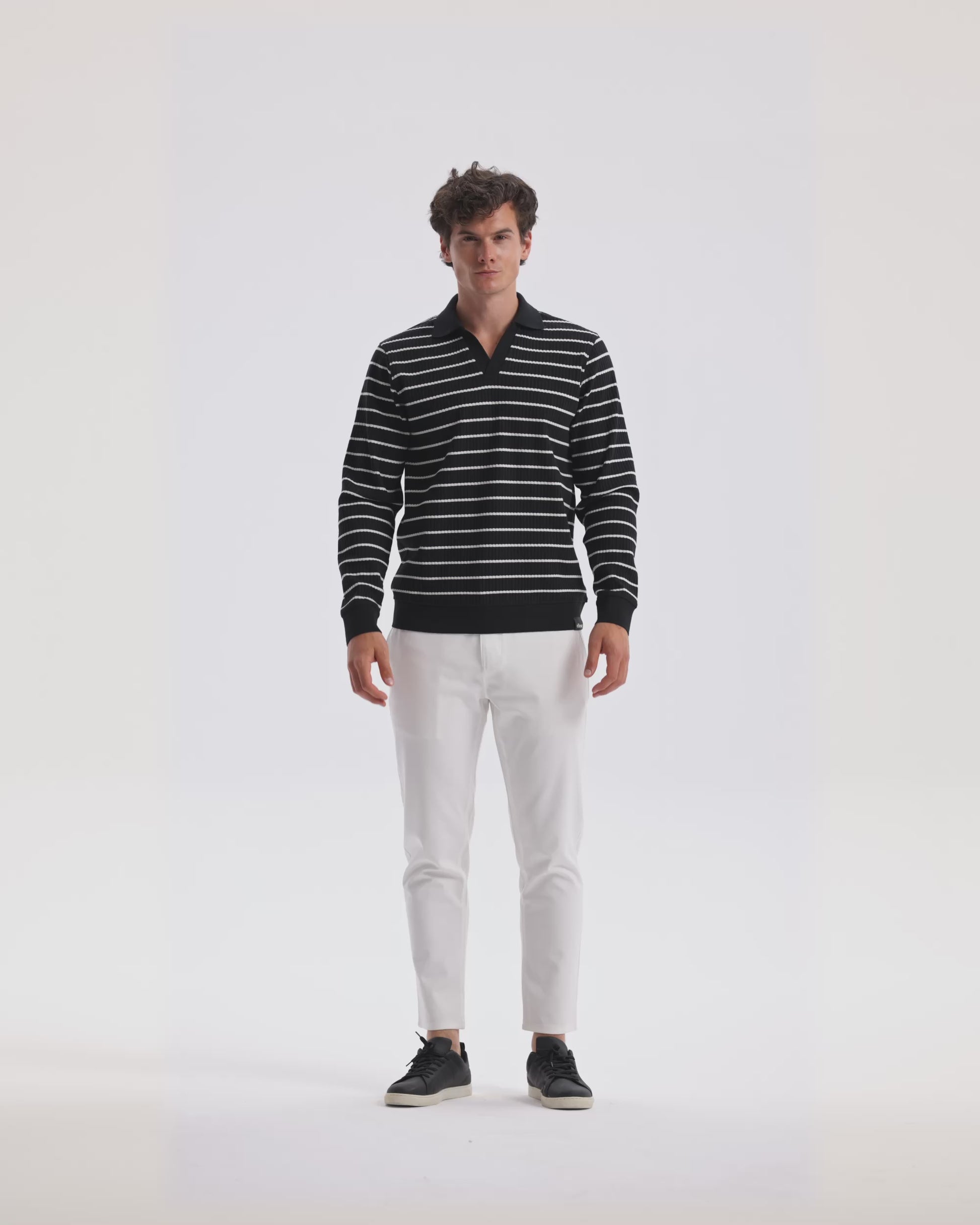 Ellesse Erkek Polo Sweatshirt EM594-BK