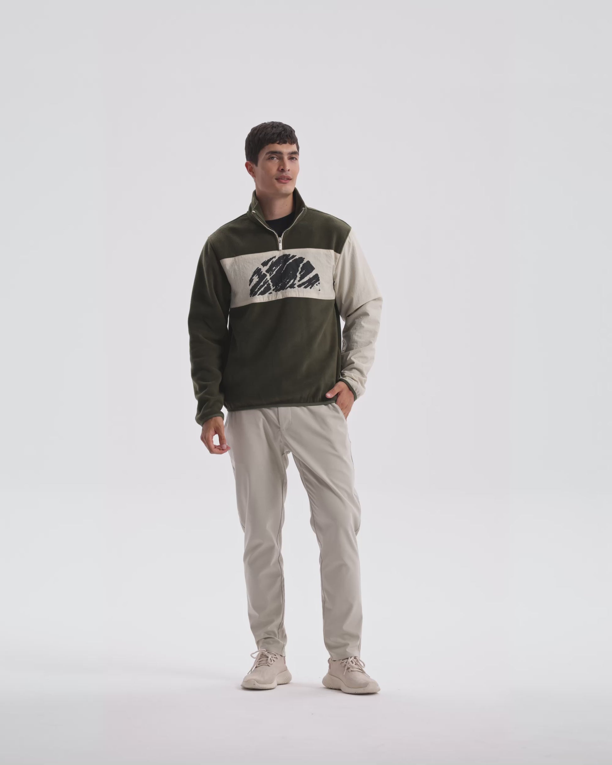 Ellesse Erkek Yarım Fermuarlı Sweat EM519-KH