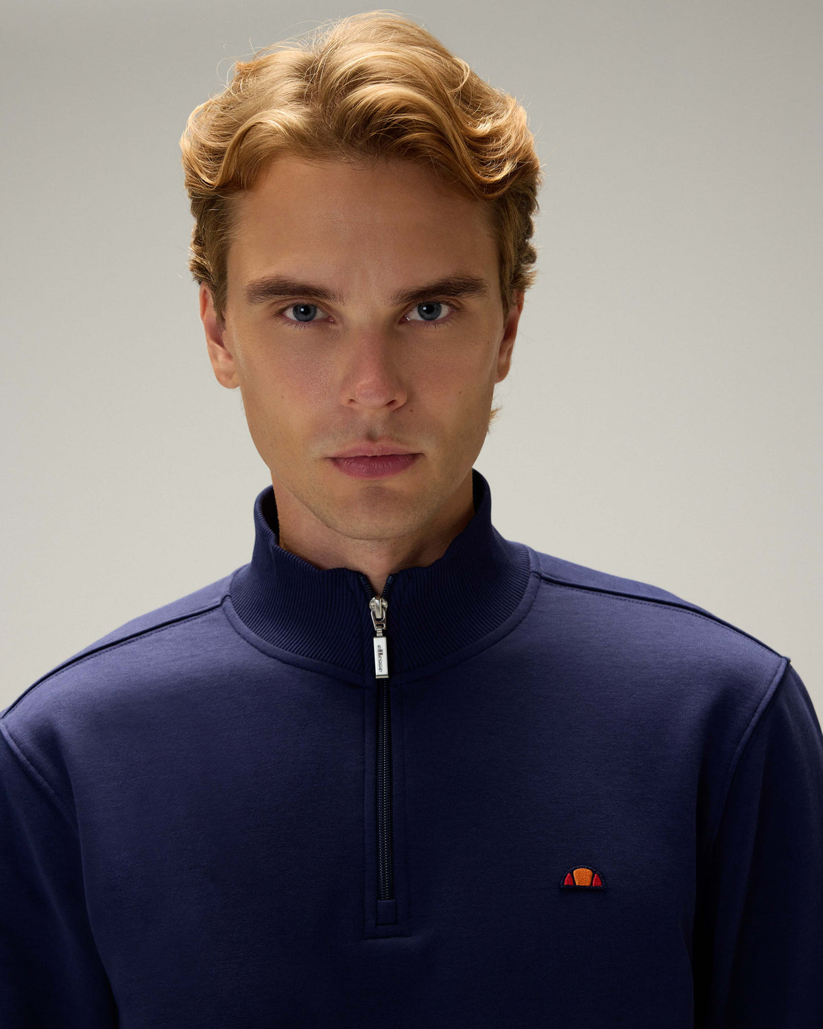 Ellesse Yarım Fermuarlı Erkek Sweatshirt 5WM3580-NV