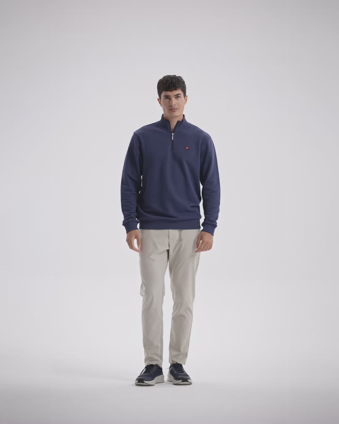 Ellesse Erkek Yarım Fermuarlı Sweat EM580-NV