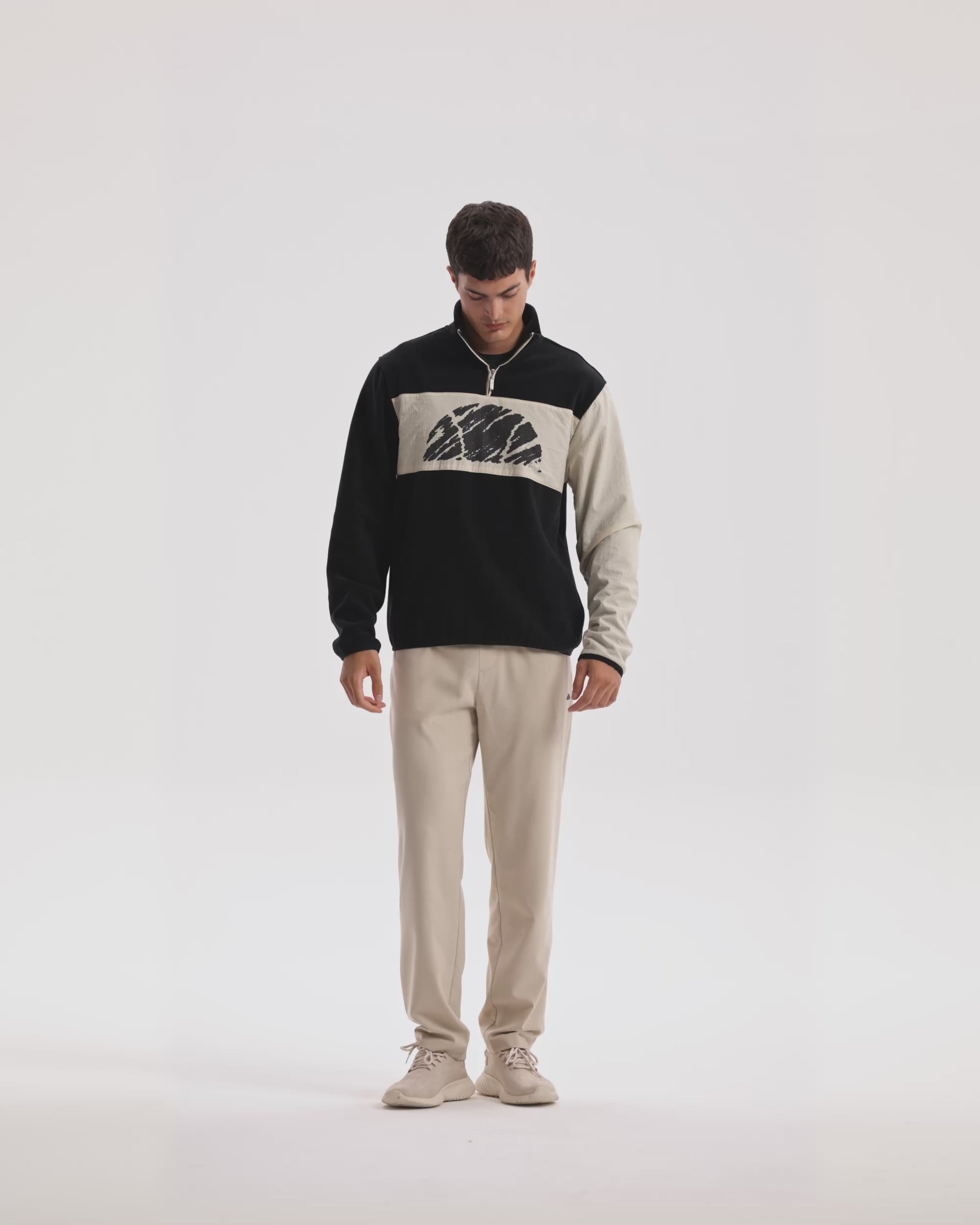 Ellesse Erkek Yarım Fermuarlı Sweat EM519-BK