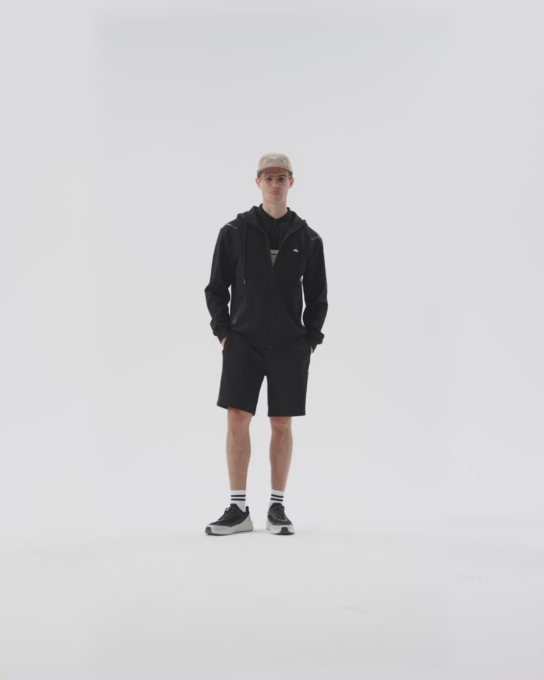 Ellesse Kapüşonlu Erkek Sweat Ceket 6SM1004-BK