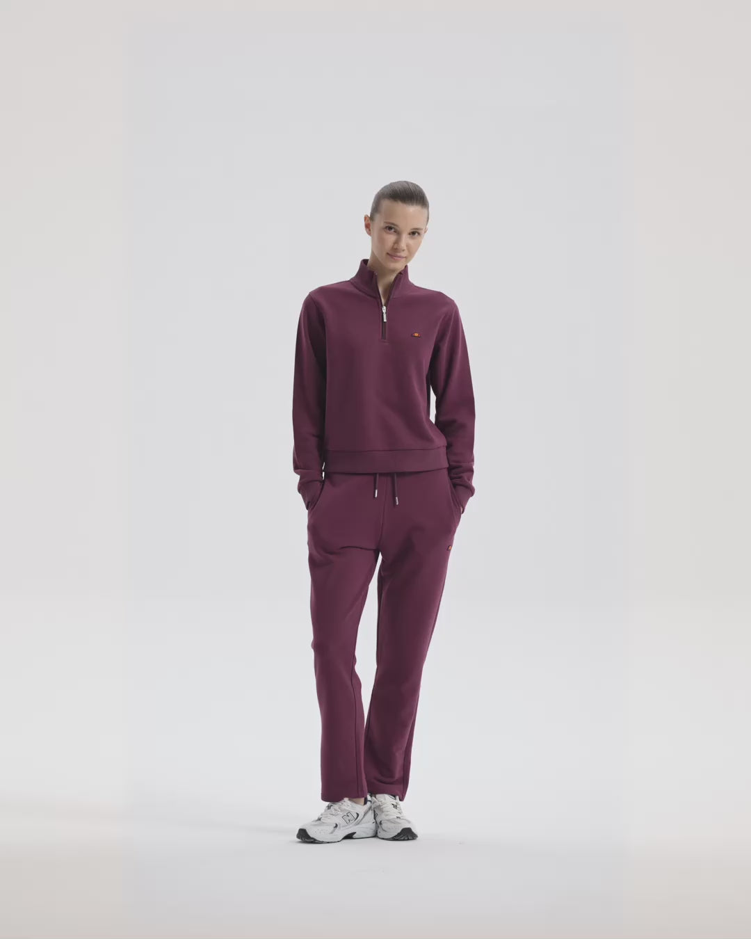 Ellesse Kadın Yarım Fermuarlı Sweat EF557-BRD