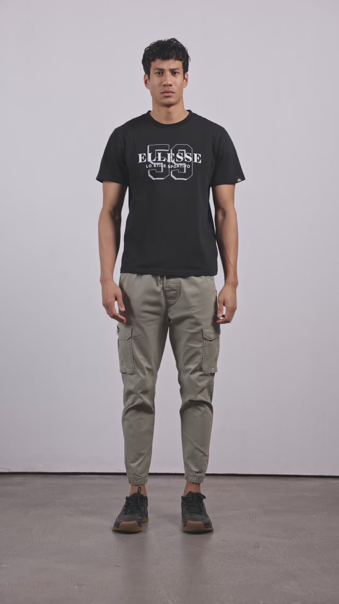 Ellesse Erkek Tişört EM455-BK