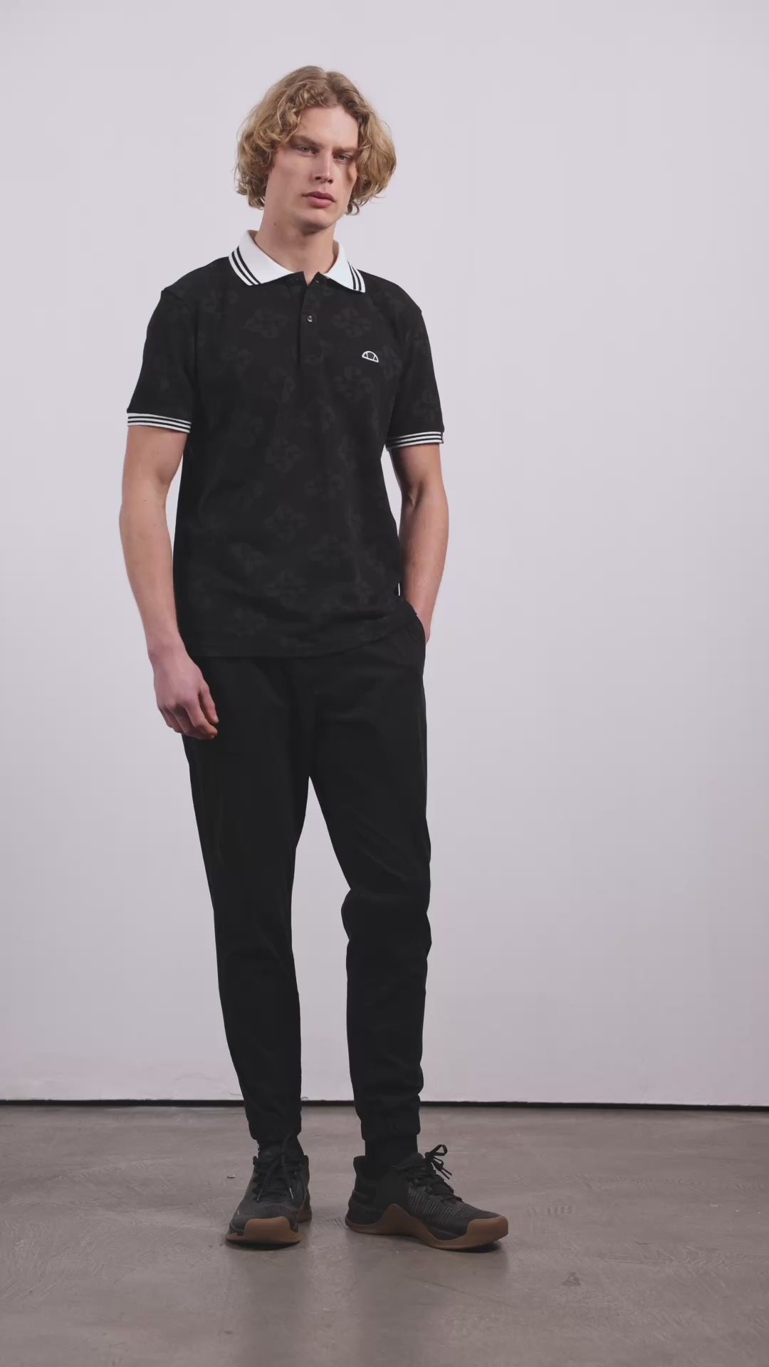 Ellesse Erkek Polo Yaka Tişört EM381-BK